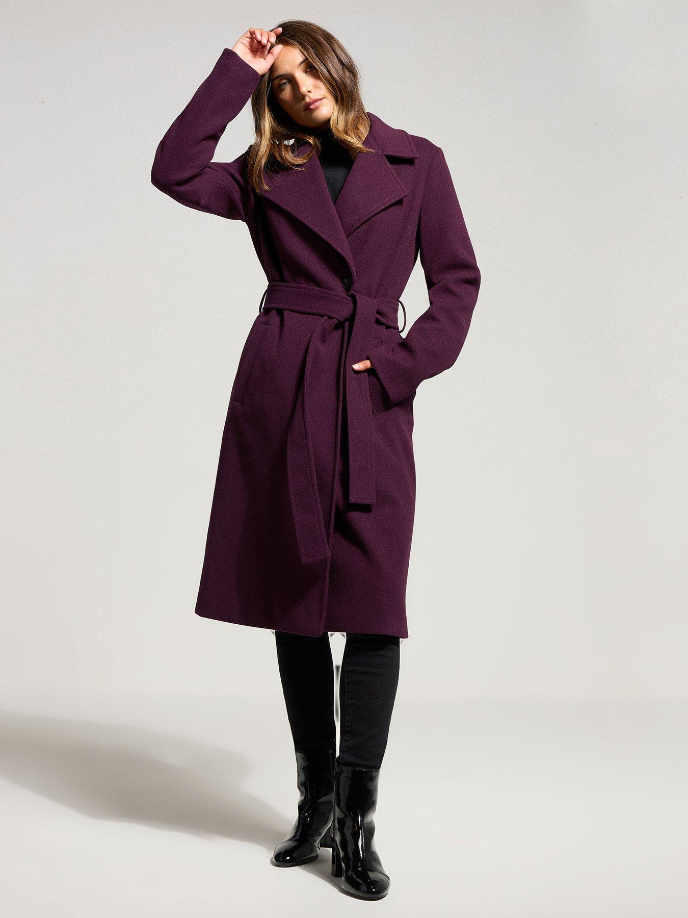 undefined Wrap Coat - Red