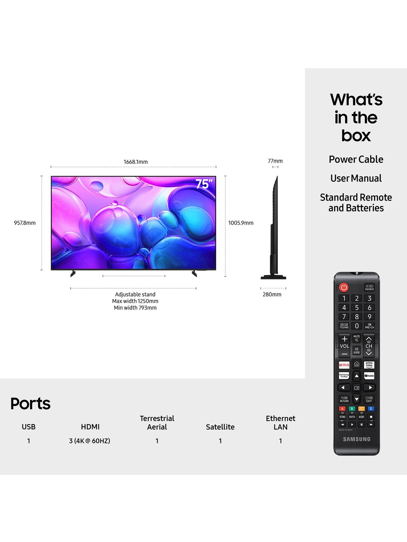 Image 7 of 8 of Samsung Q6FA 75-inch QLED UHD 4K&nbsp;Vision AI Smart TV - QE75Q6FA