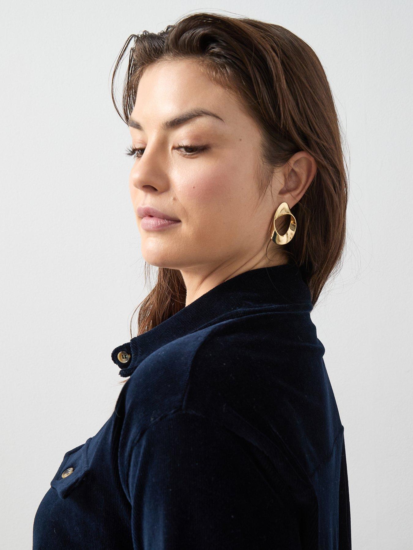 Image 4 of 6 of The Very Collection Curve Stretch Cord Shirt Co-ord