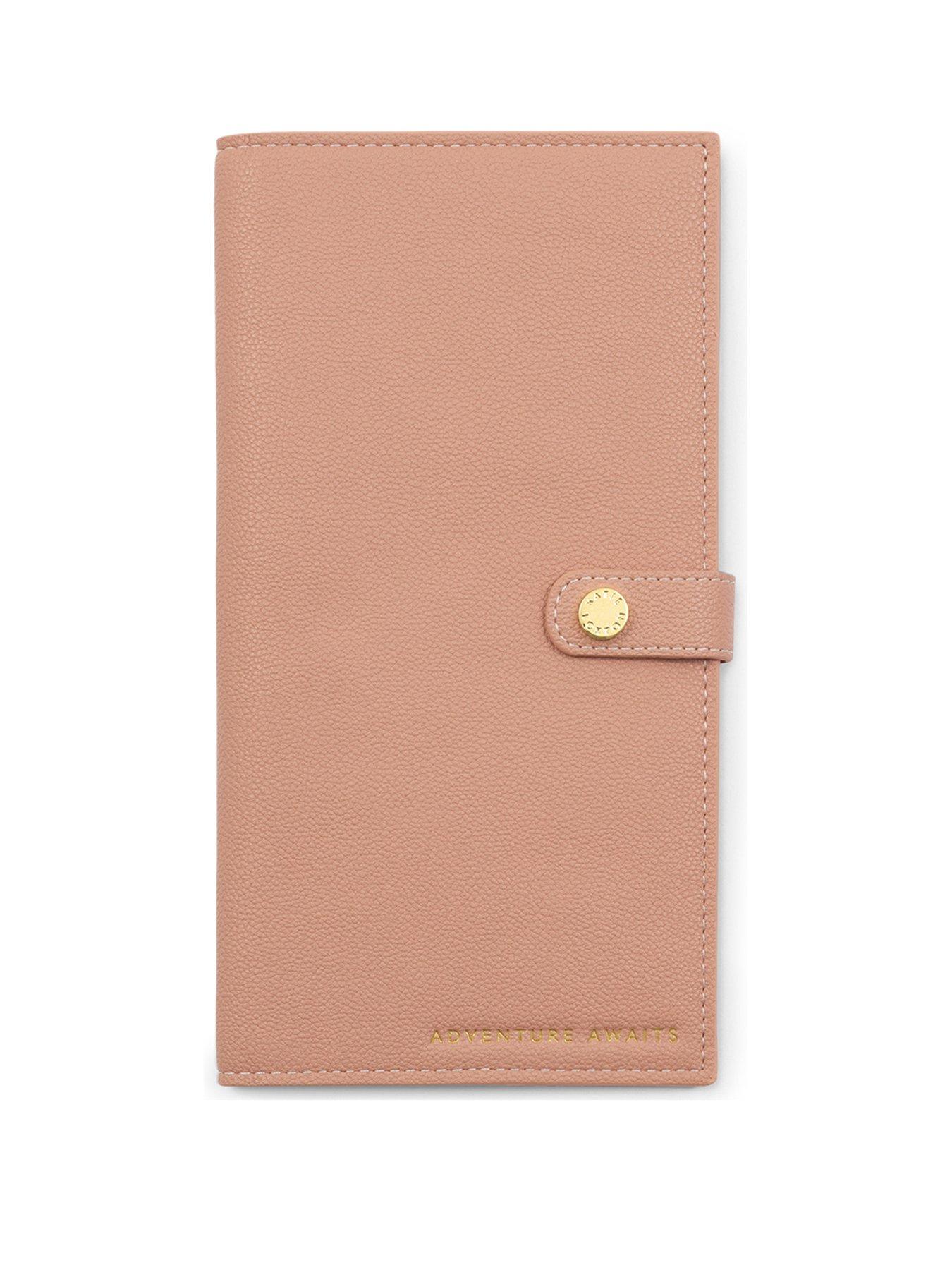 Katie Loxton SENTIMENT TRAVEL WALLET , ADVENTURE AWAITS , Pink