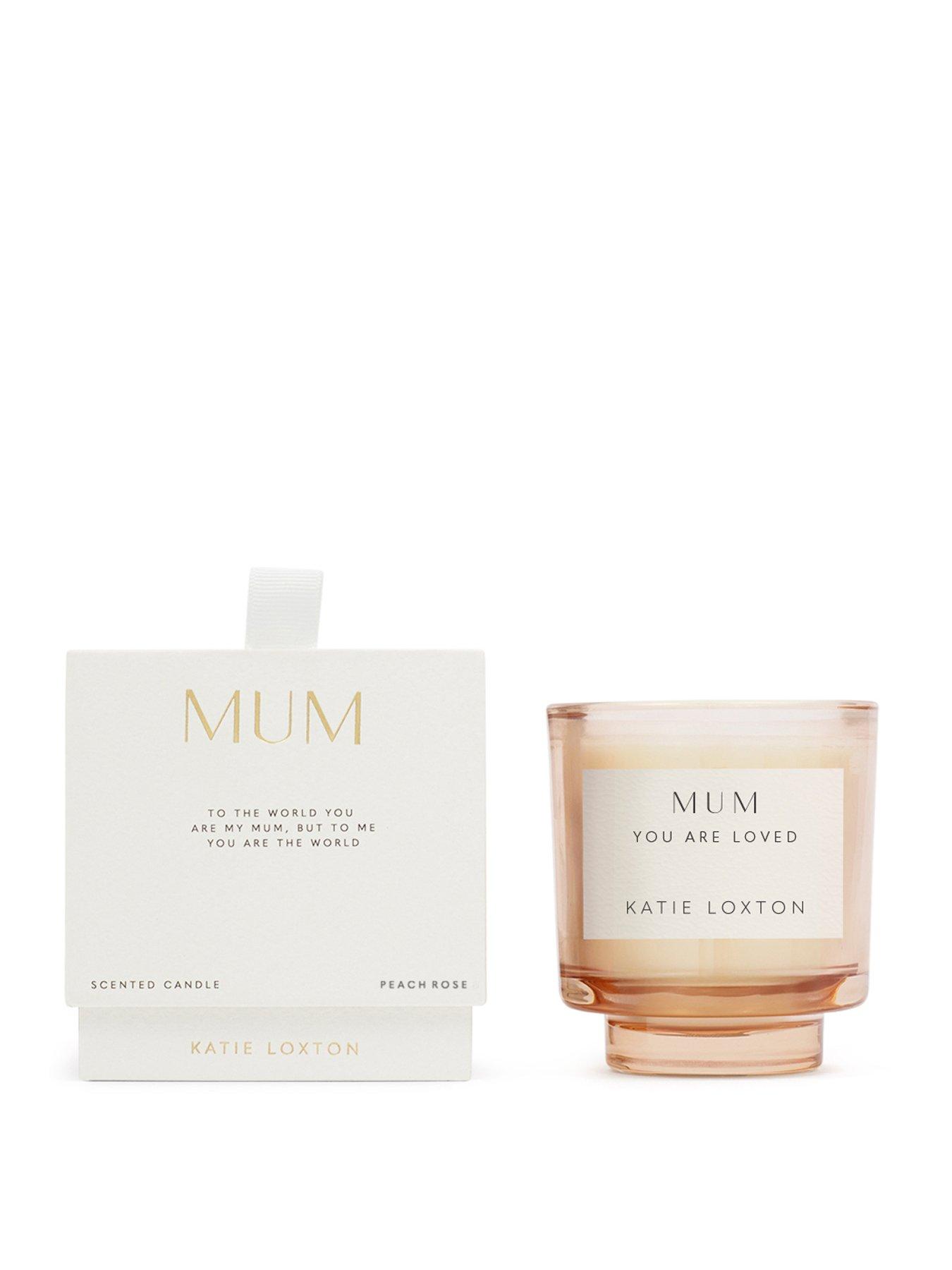 Katie Loxton SENTIMENT CANDLE , MUM , Frosted Pine and Cedarwood