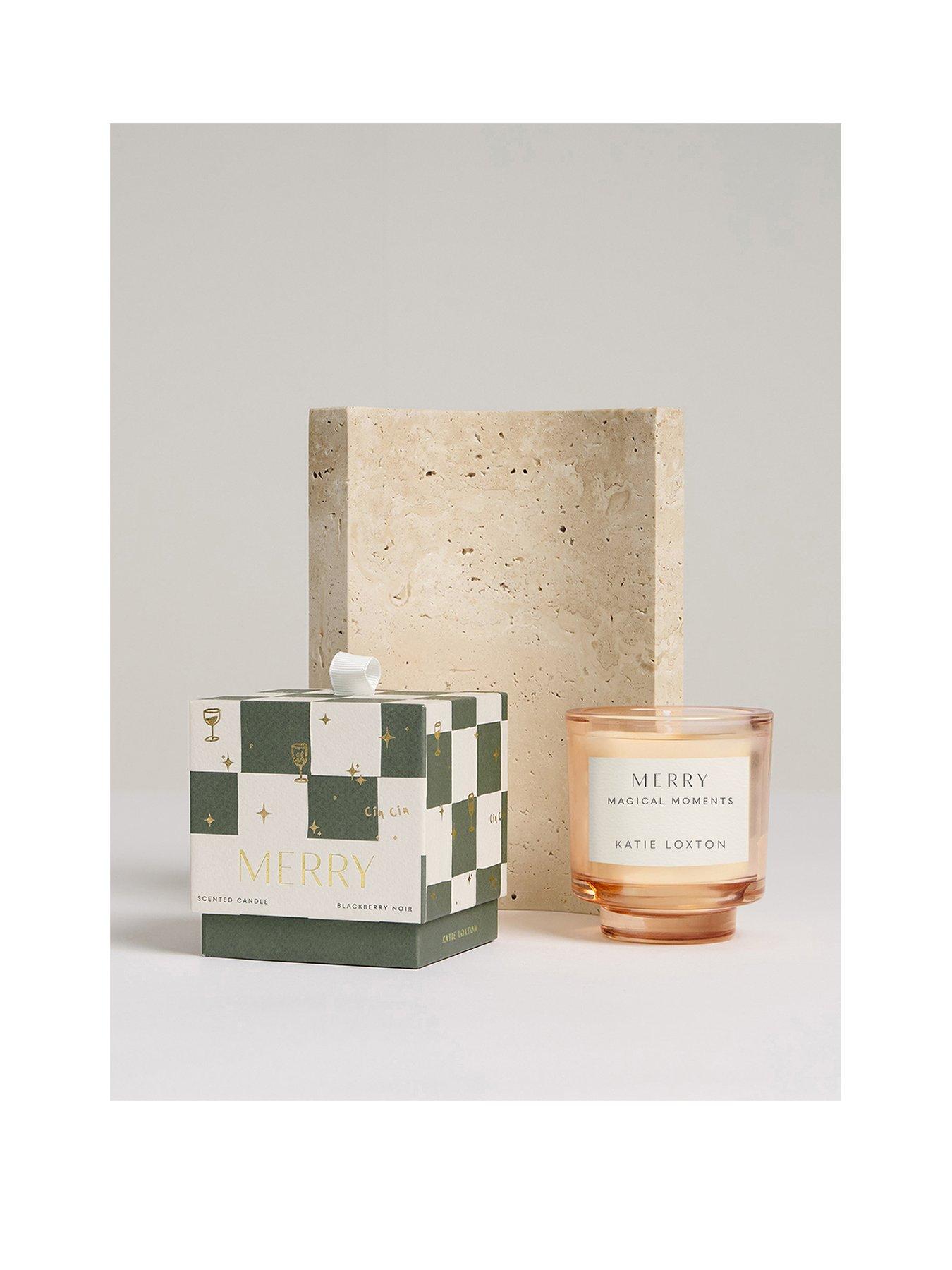 Katie Loxton SENTIMENT CANDLE , MERRY , Blackberry Noir