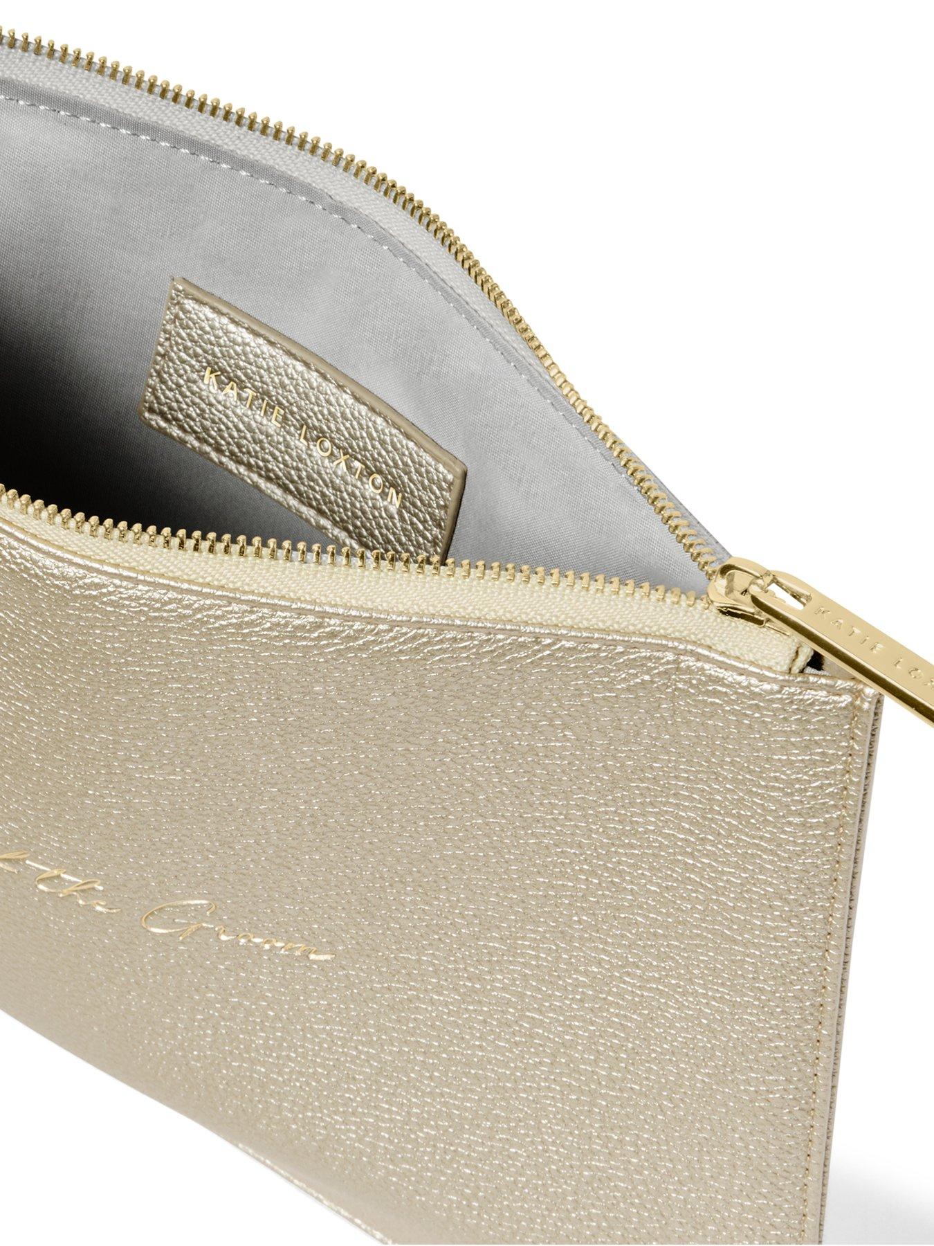 Image 3 of 5 of Katie Loxton BRIDAL SENTIMENT POUCH , MOTHER OF THE GROOM , Gold