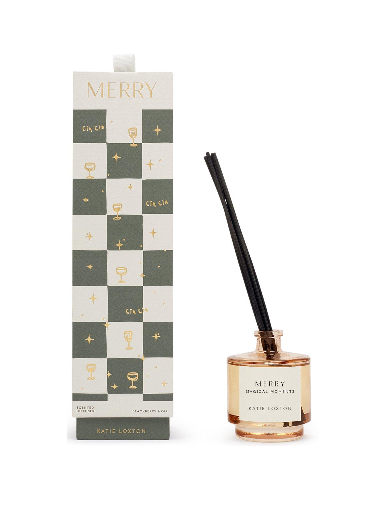Katie Loxton SENTIMENT REED DIFFUSER , MERRY , Blackberry Noir