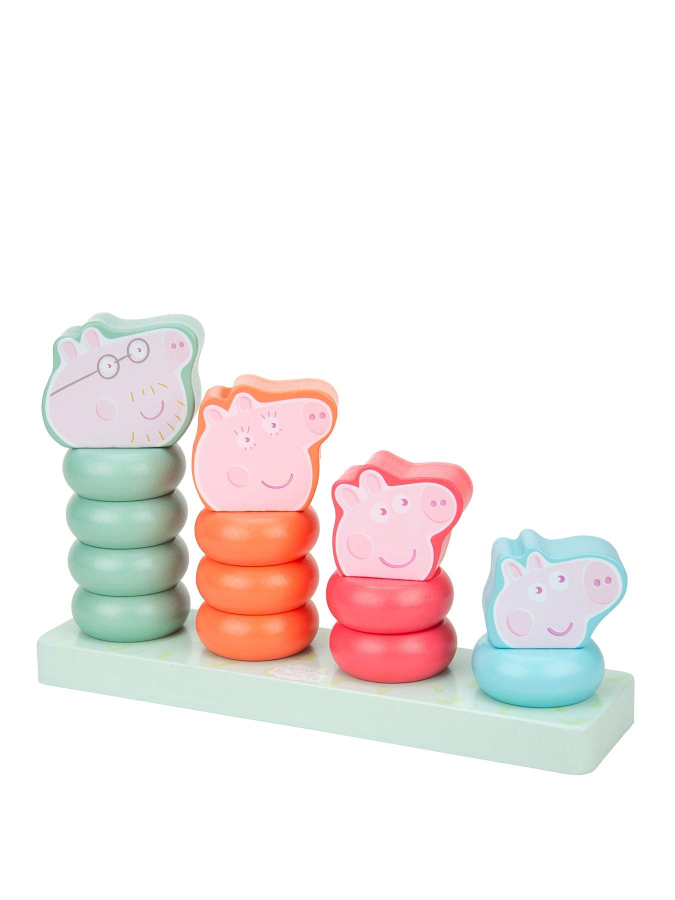 Image 1 of 6 of Peppa Pig Family Stacking Ring Set