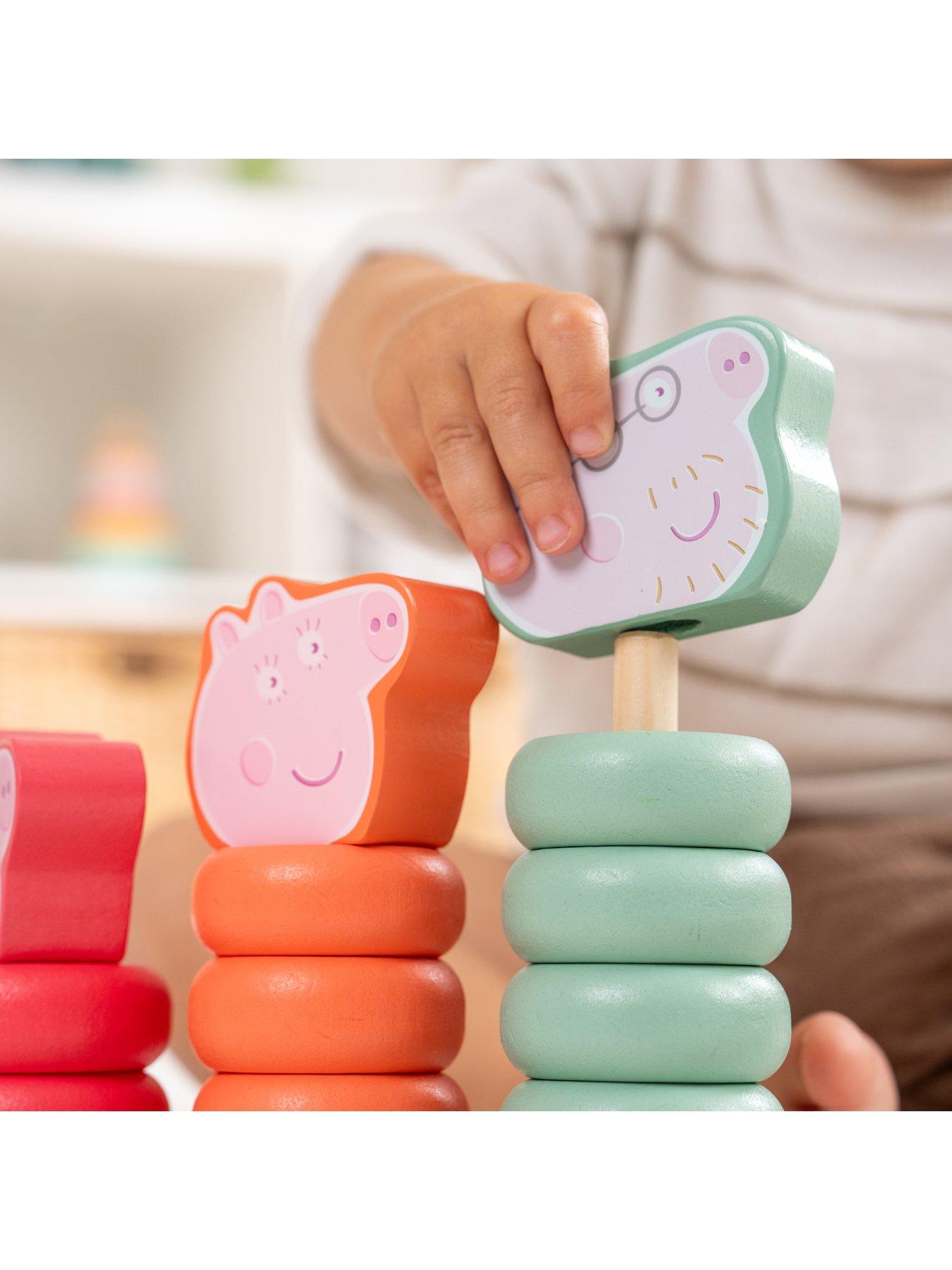 Image 3 of 6 of Peppa Pig Family Stacking Ring Set
