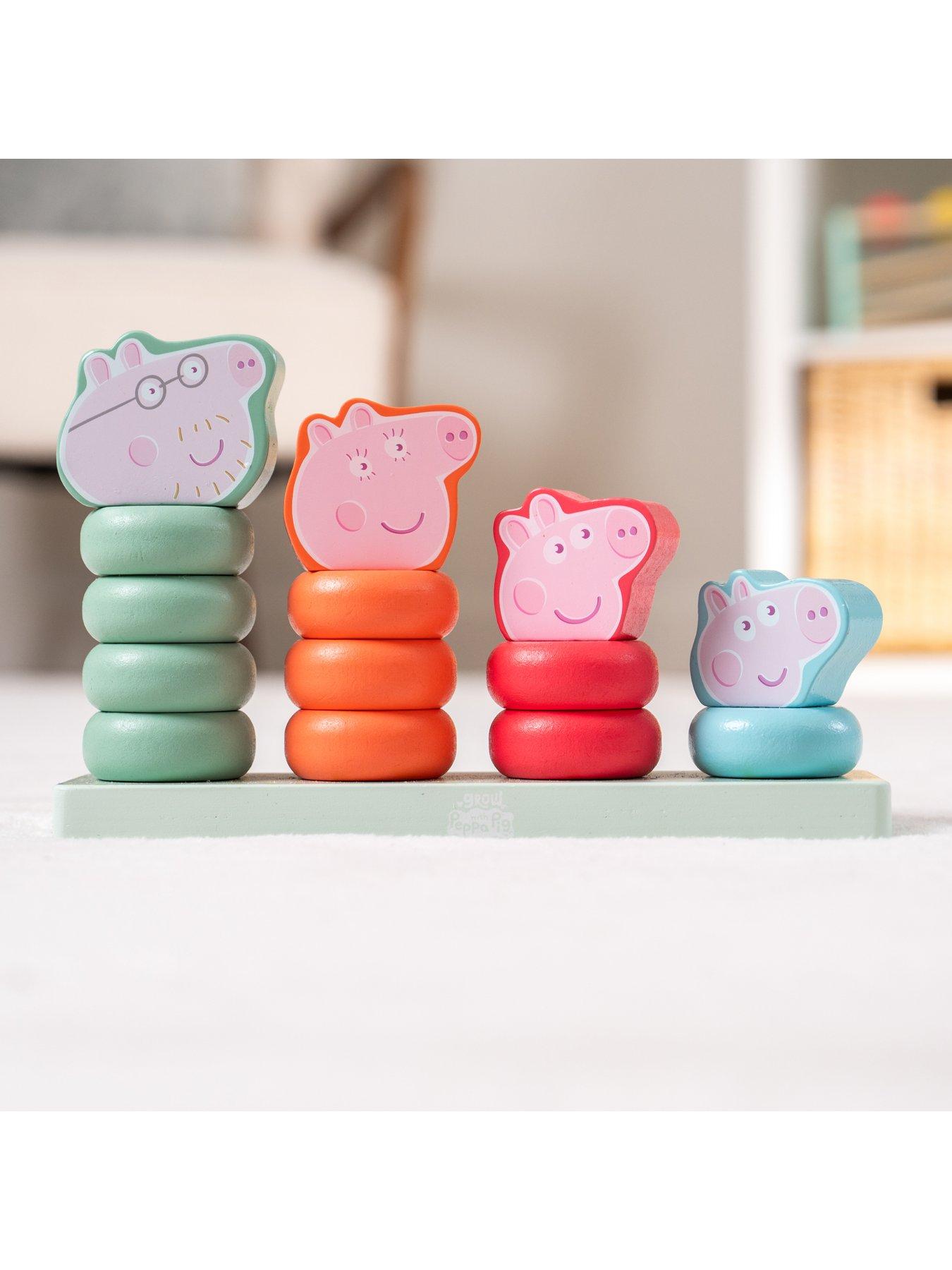 Image 5 of 6 of Peppa Pig Family Stacking Ring Set