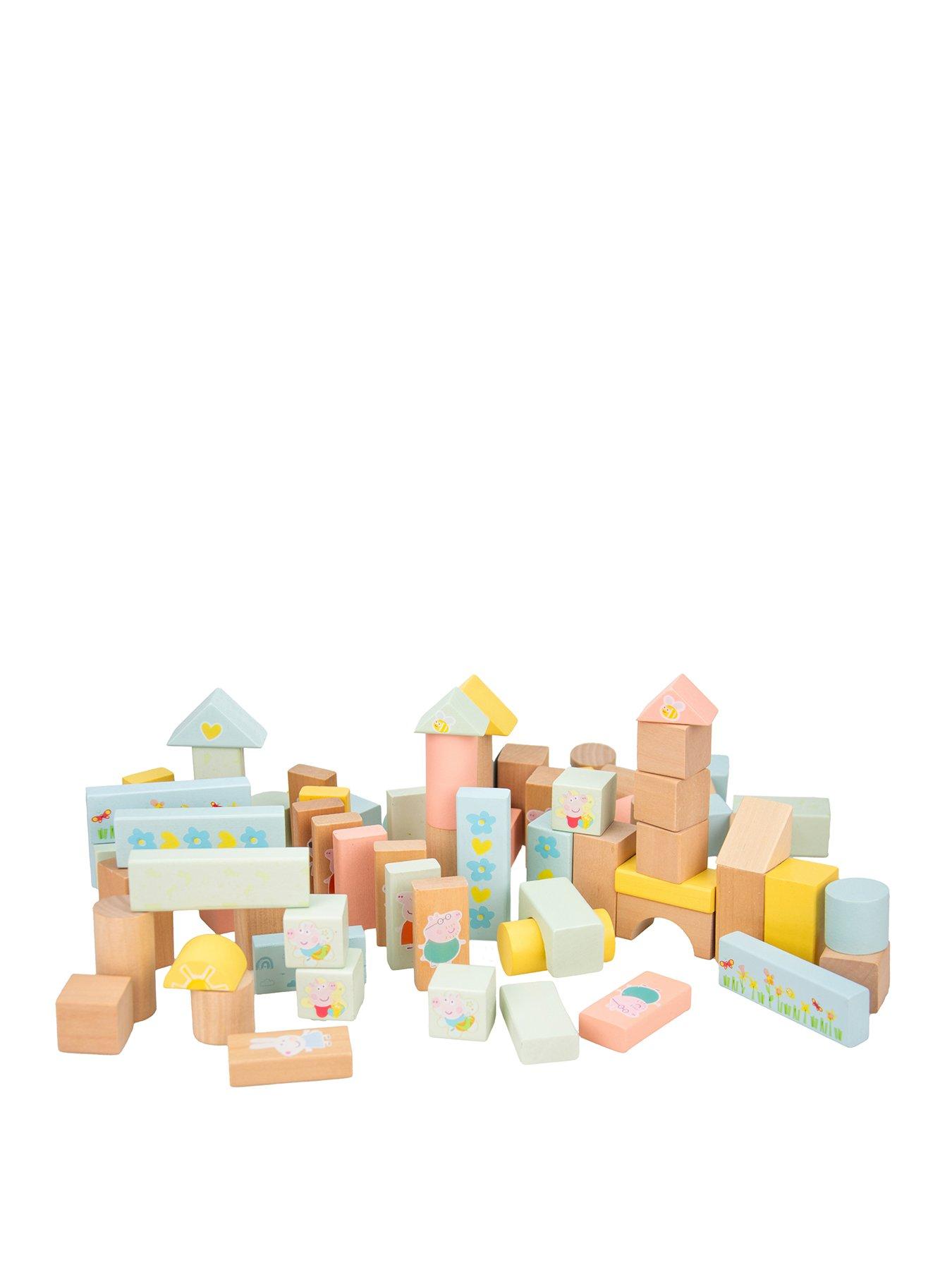 Peppa Pig Peppa Block Bucket - 80 pcs