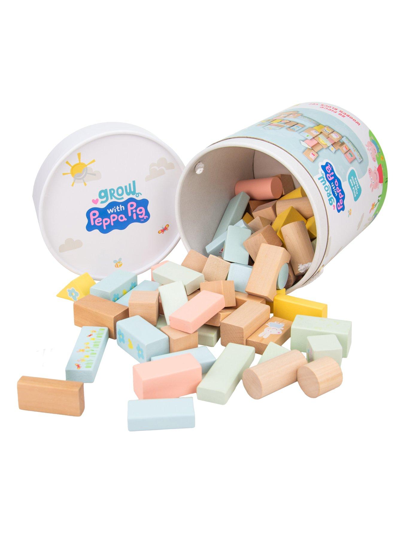 Image 4 of 5 of Peppa Pig Peppa Block Bucket - 80 pcs