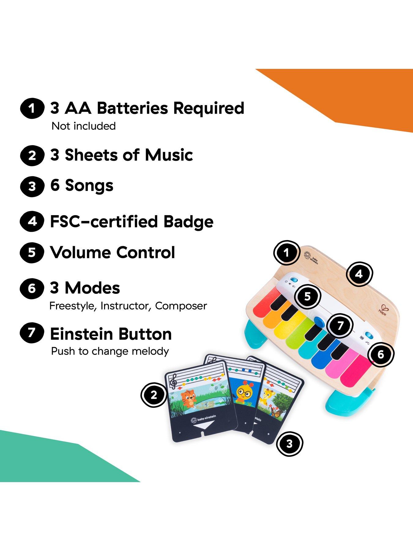 Image 6 of 8 of Baby Einstein Hape Magic Touch Piano Musical Toy