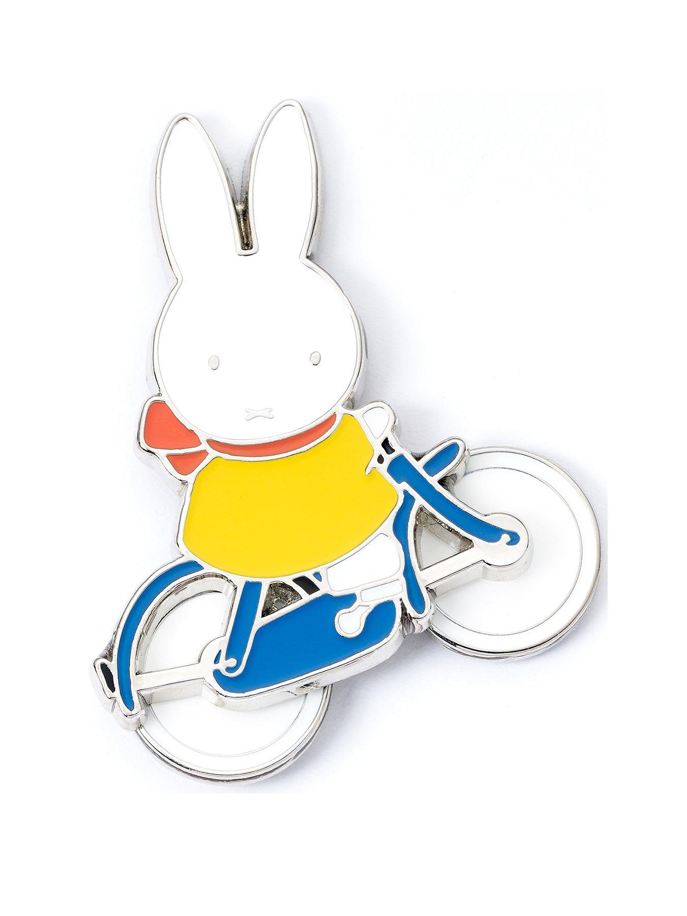 miffy Spinning Wheels Bike Pin Badge - Multi