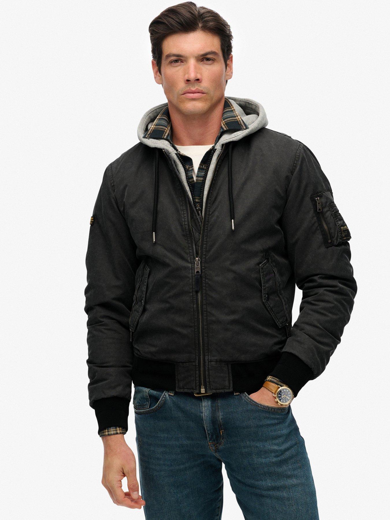 Superdry Military Ma1 Bomber Jacket - Black