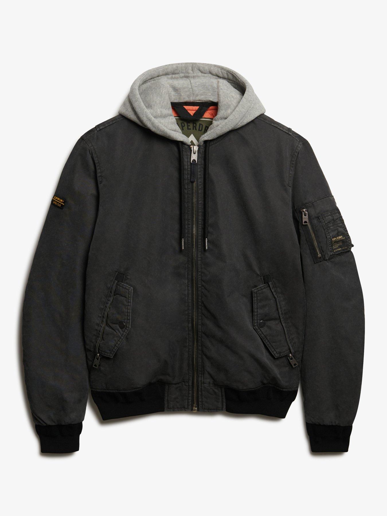 Superdry Military Ma1 Bomber Jacket Black Very