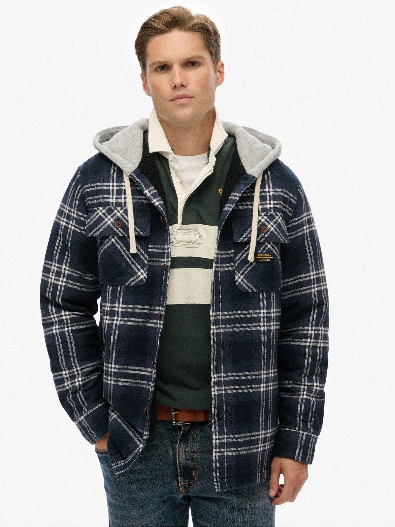 undefined Superdry Surplus Hooded Check Shirt