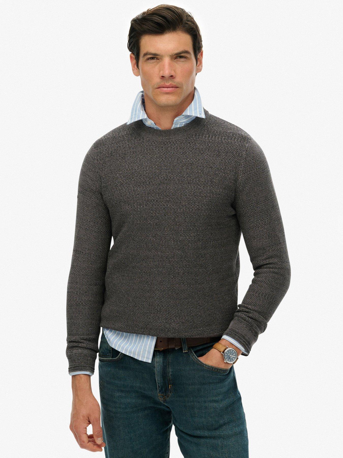 Superdry Cotton Texture Knitted Jumper