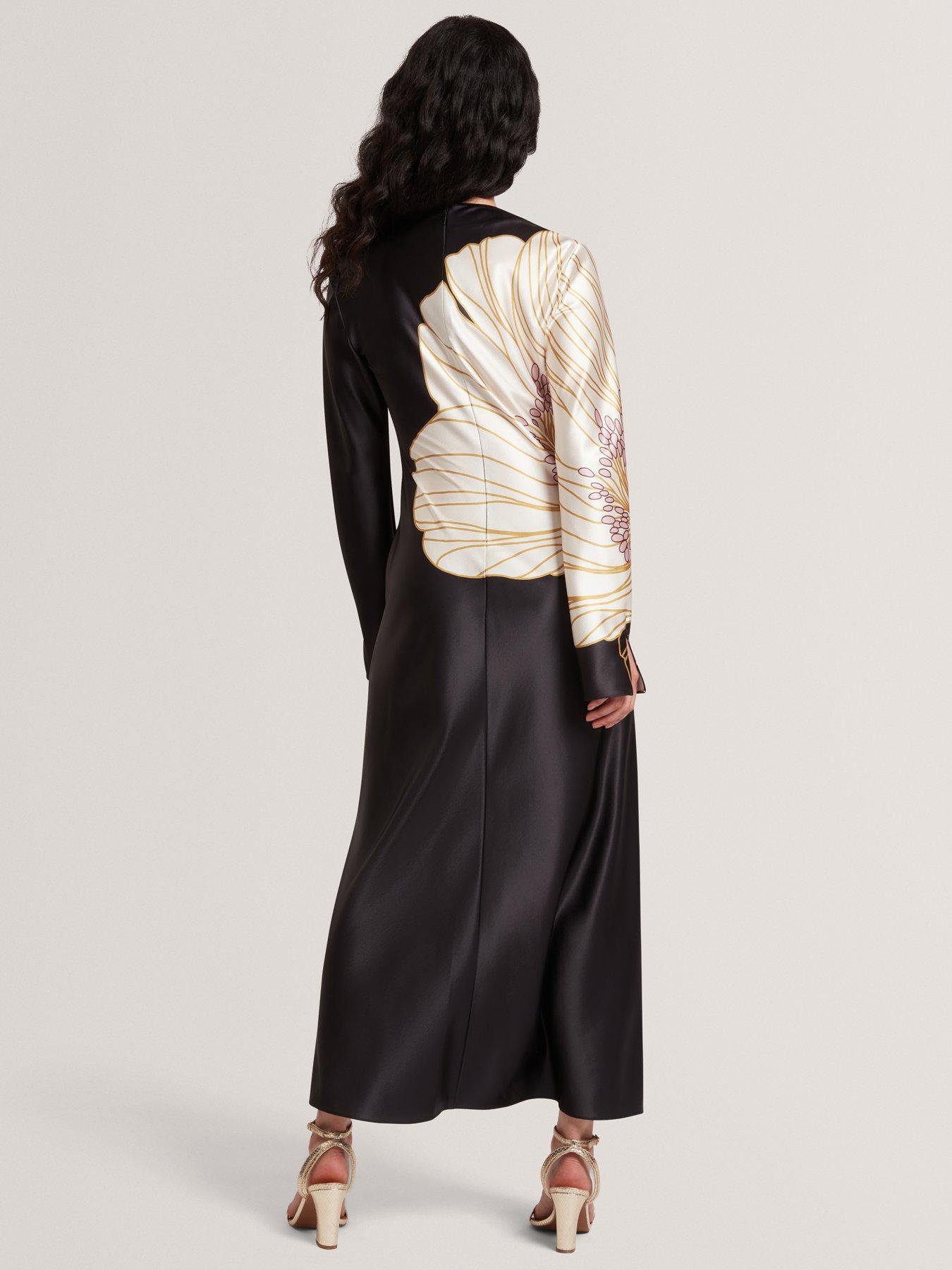ted baker black long sleeve dress Ted Baker black long sleeve cocktail dress