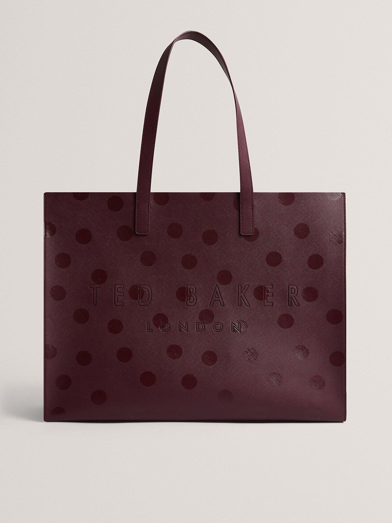 Ted Baker Polka Dot Extra Large Icon Bag - Purple
