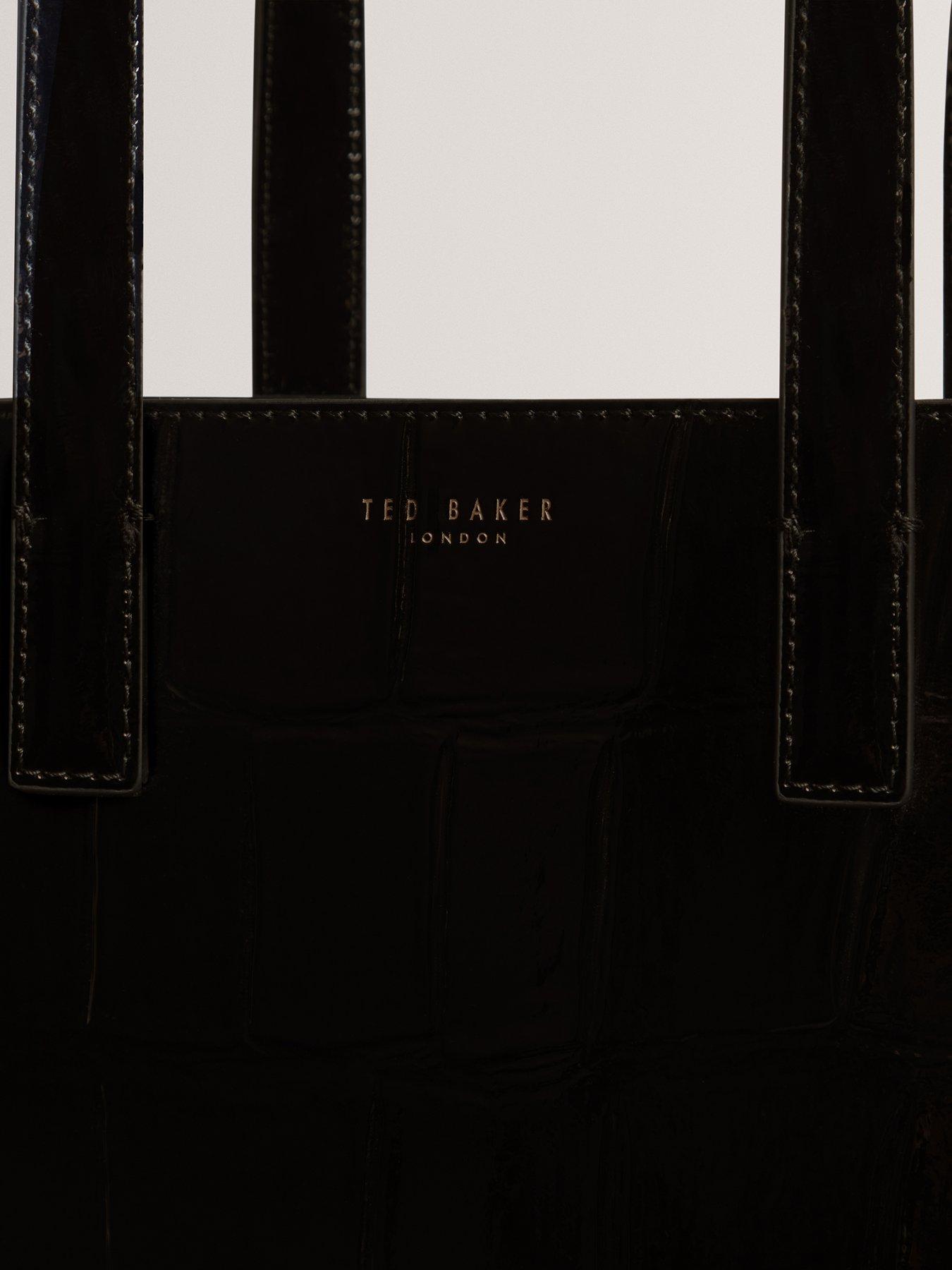 Ted Baker Croc Effect Small Icon Bag Black Very