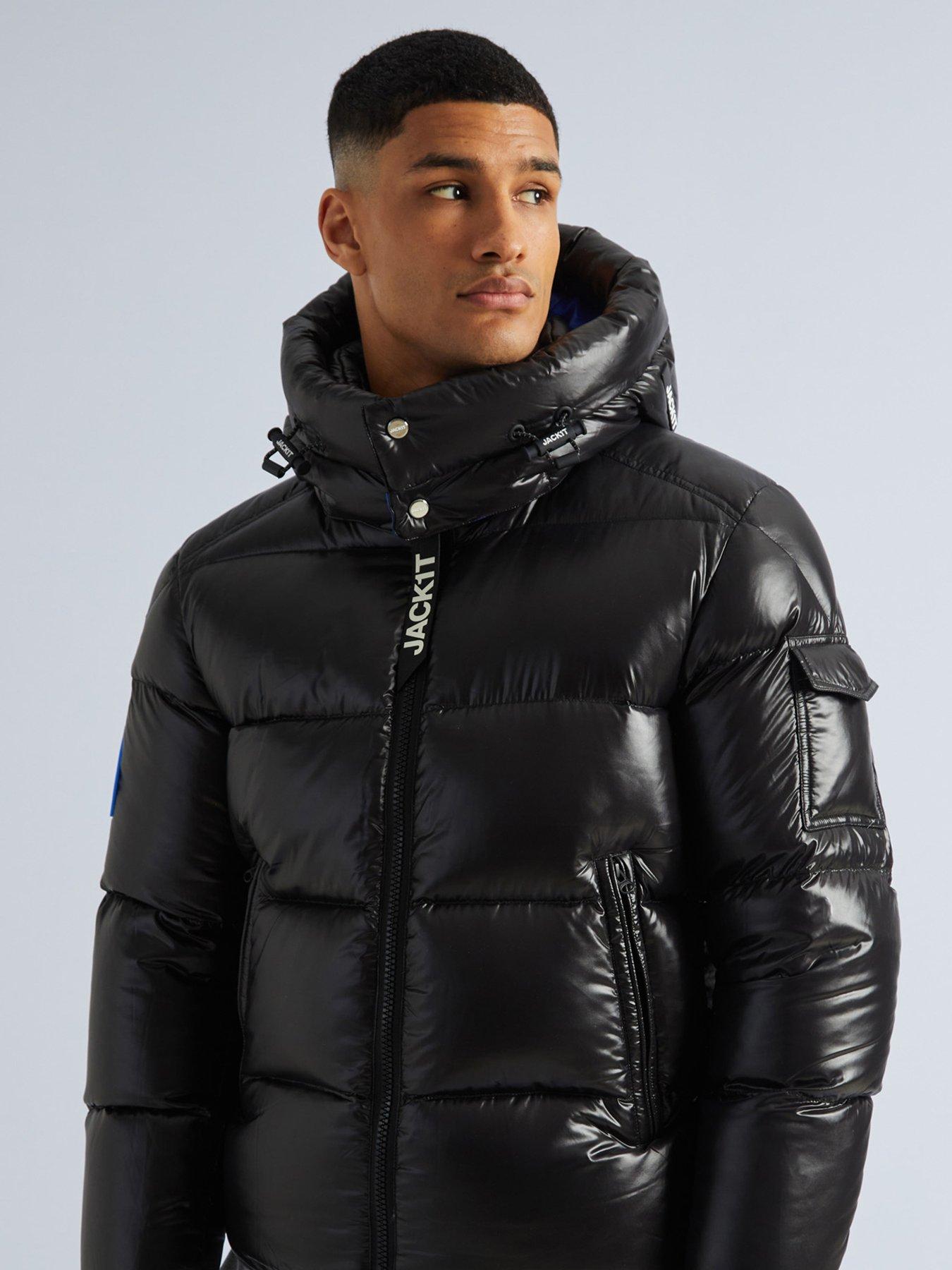 Jack1t Ez Slick Padded Jacket With Detachable Hood - Black | Very