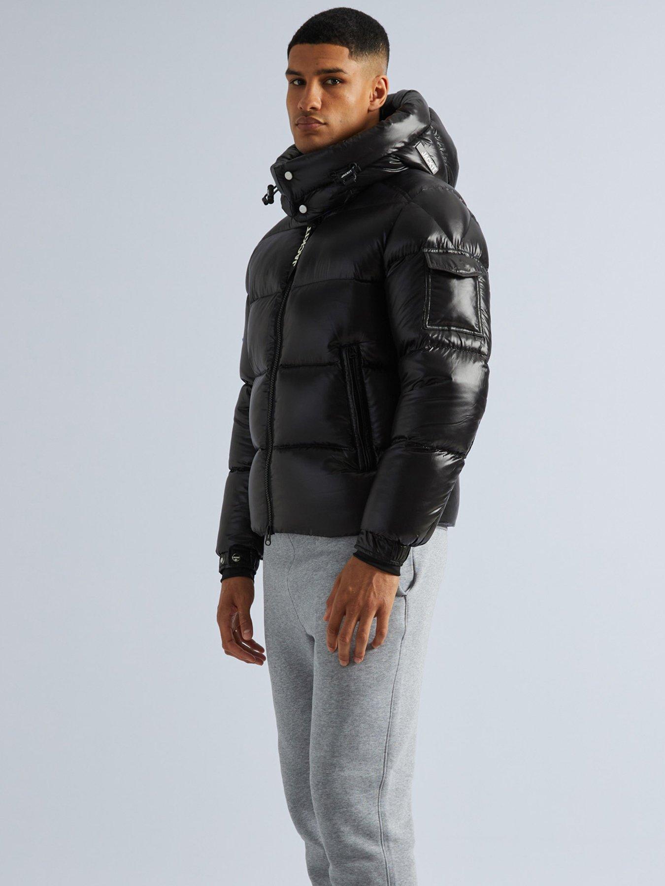 Jack1t Ez Slick Padded Jacket With Detachable Hood - Black | Very