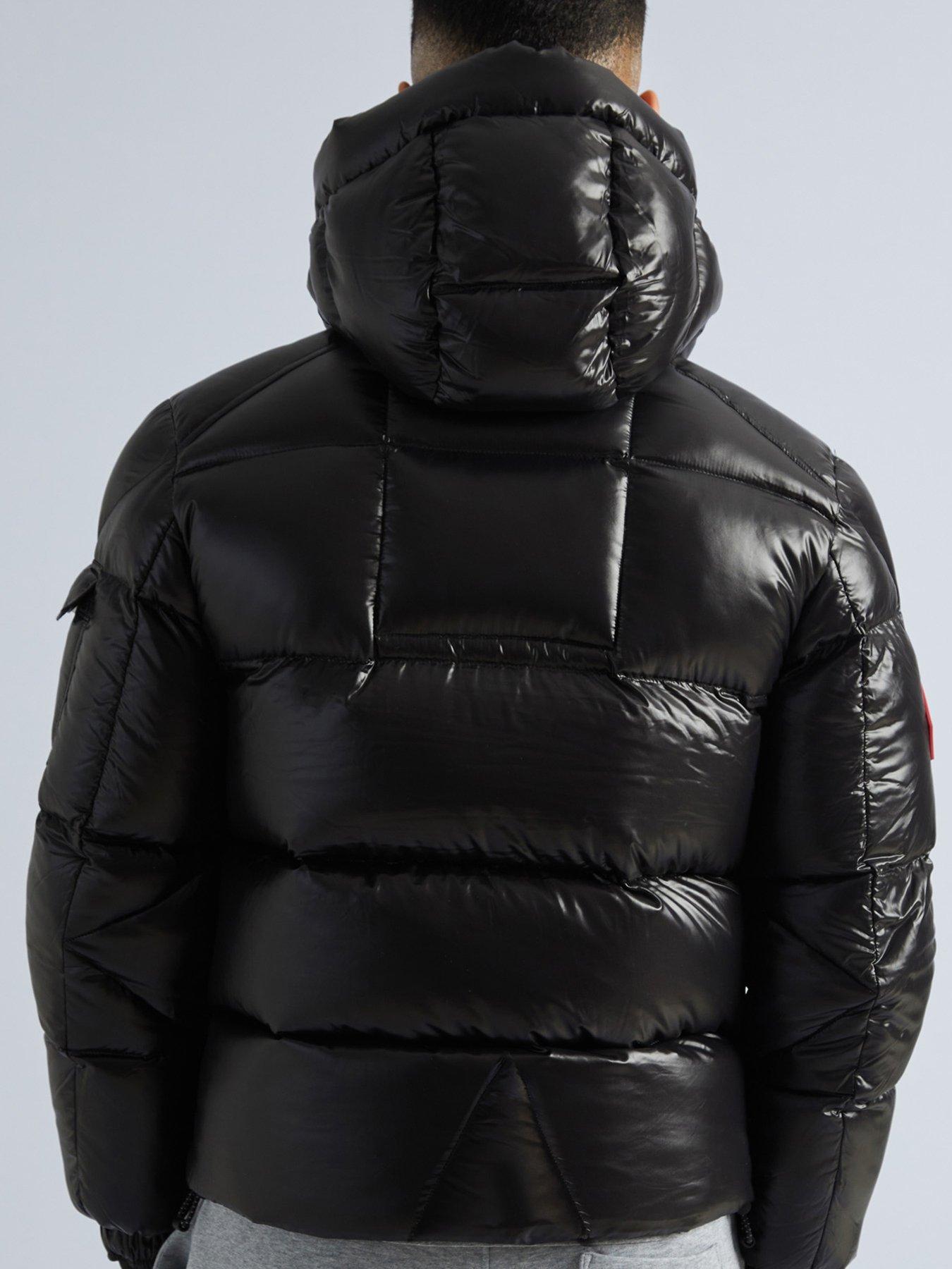 Image 2 of 6 of Jack1t Ez Slick Padded Jacket With Detachable Hood - Black