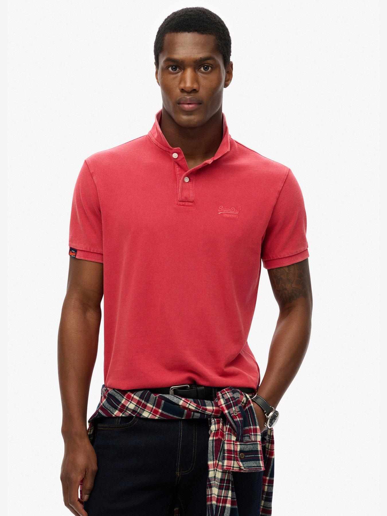undefined Vintage Destroy Polo Shirt - Red