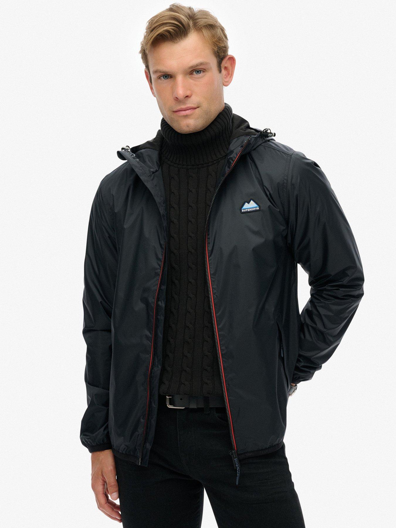 Superdry: Essential Tri Windbreaker Jacket - Navy