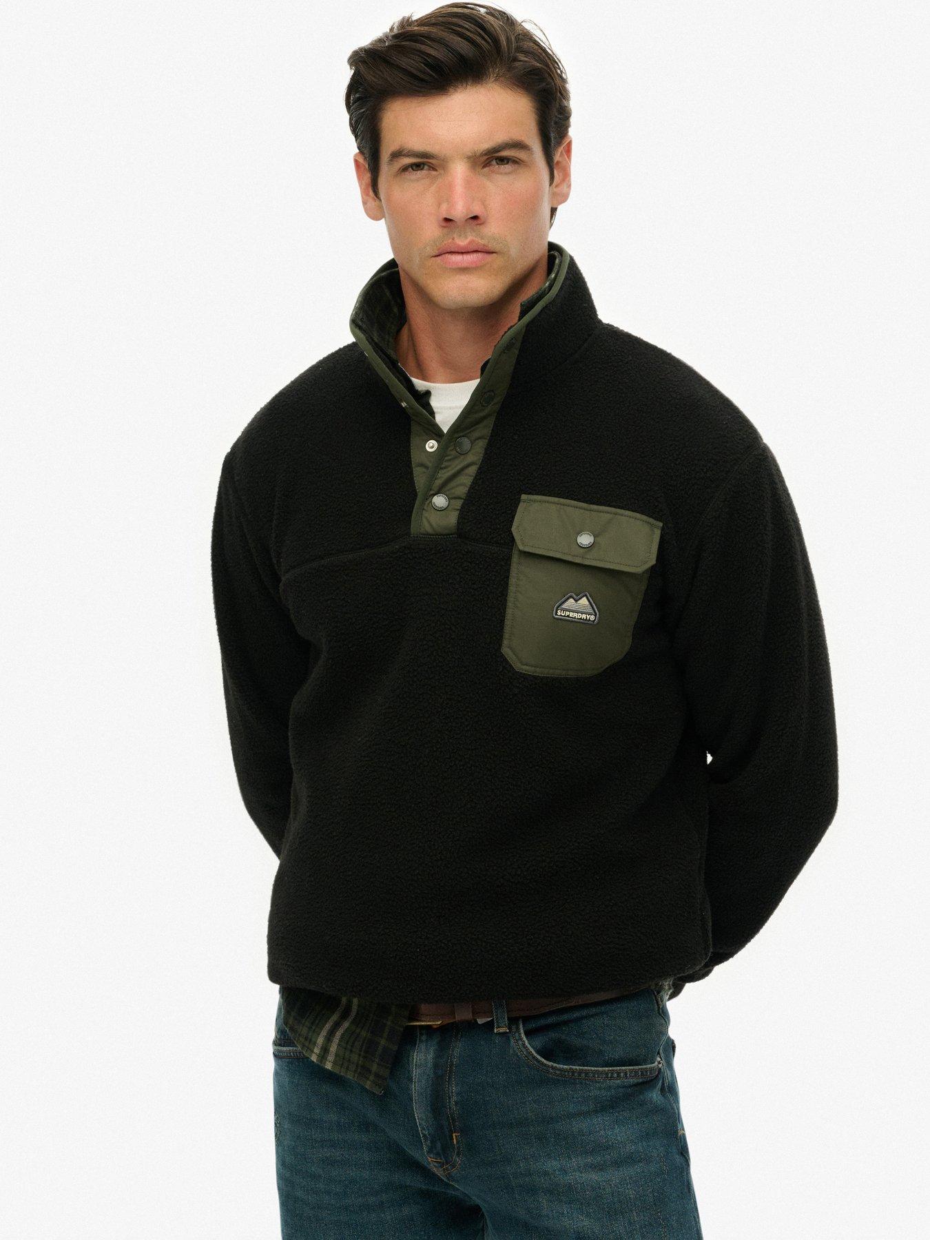 Superdry Superdry Fuji Fleece Henley Jacket