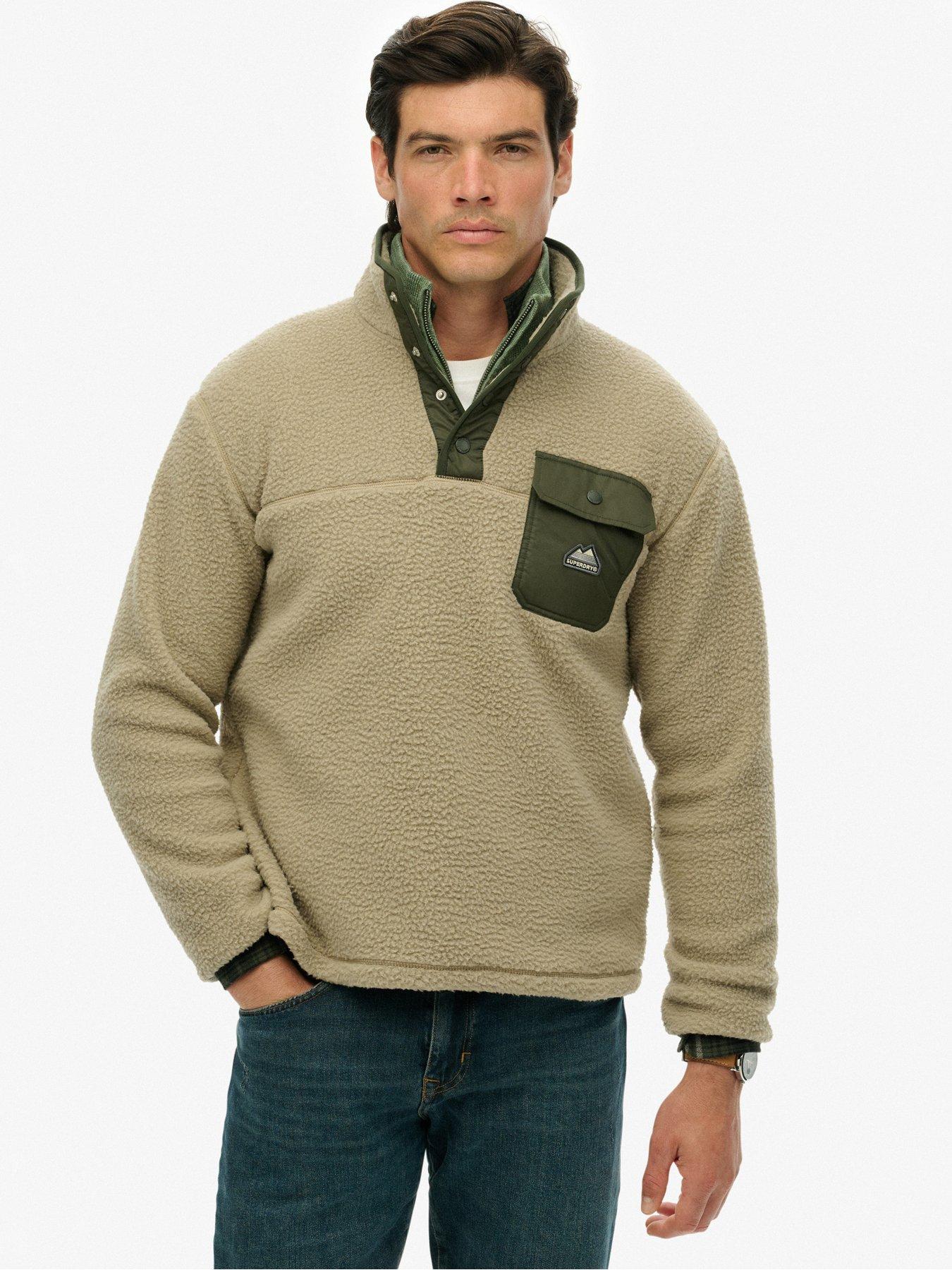 Superdry Superdry Fuji Fleece Henley Jacket
