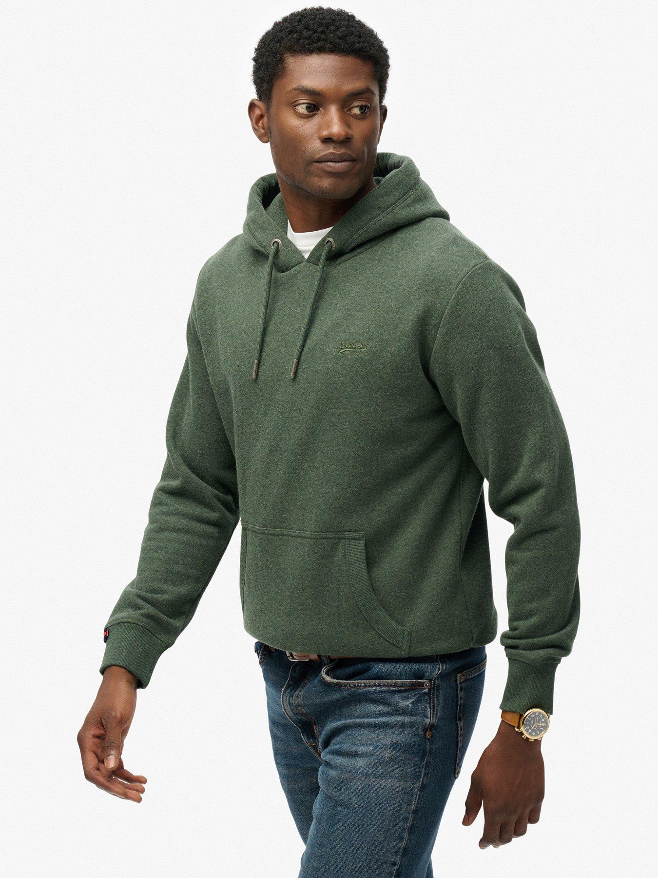 Image 2 of 5 of Superdry Essential Logo Hoodie - Green