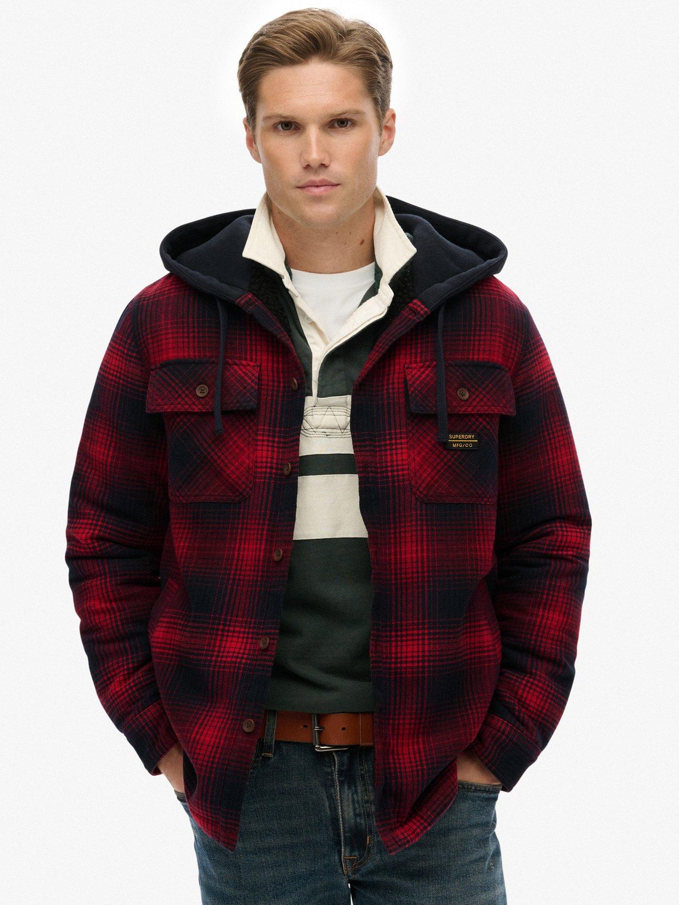 Superdry Superdry Surplus Hooded Check Shirt