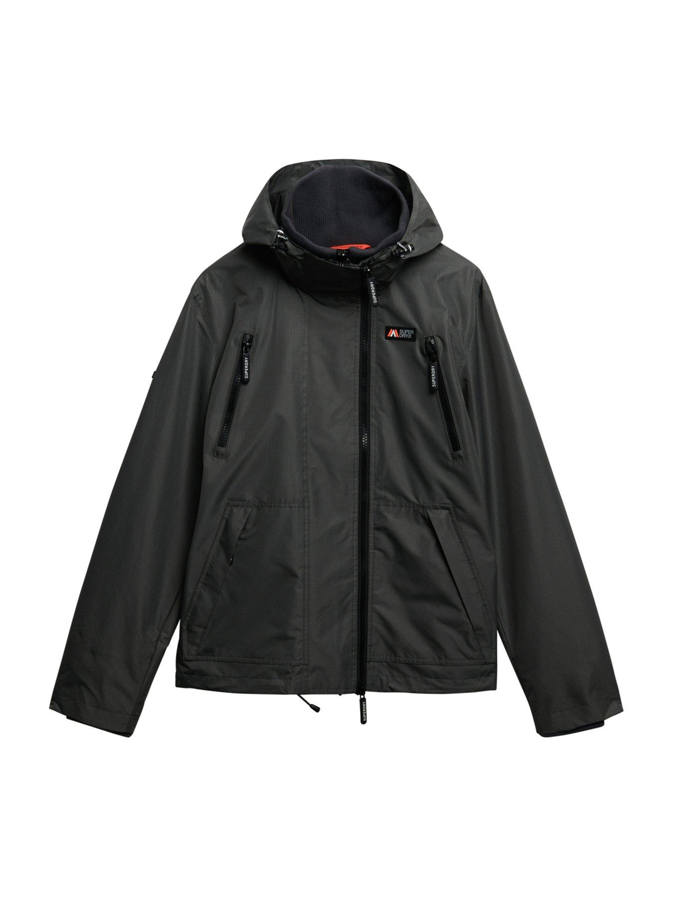 Image 6 of 6 of Superdry Hooded Mtn Windbreaker Jacket - Grey