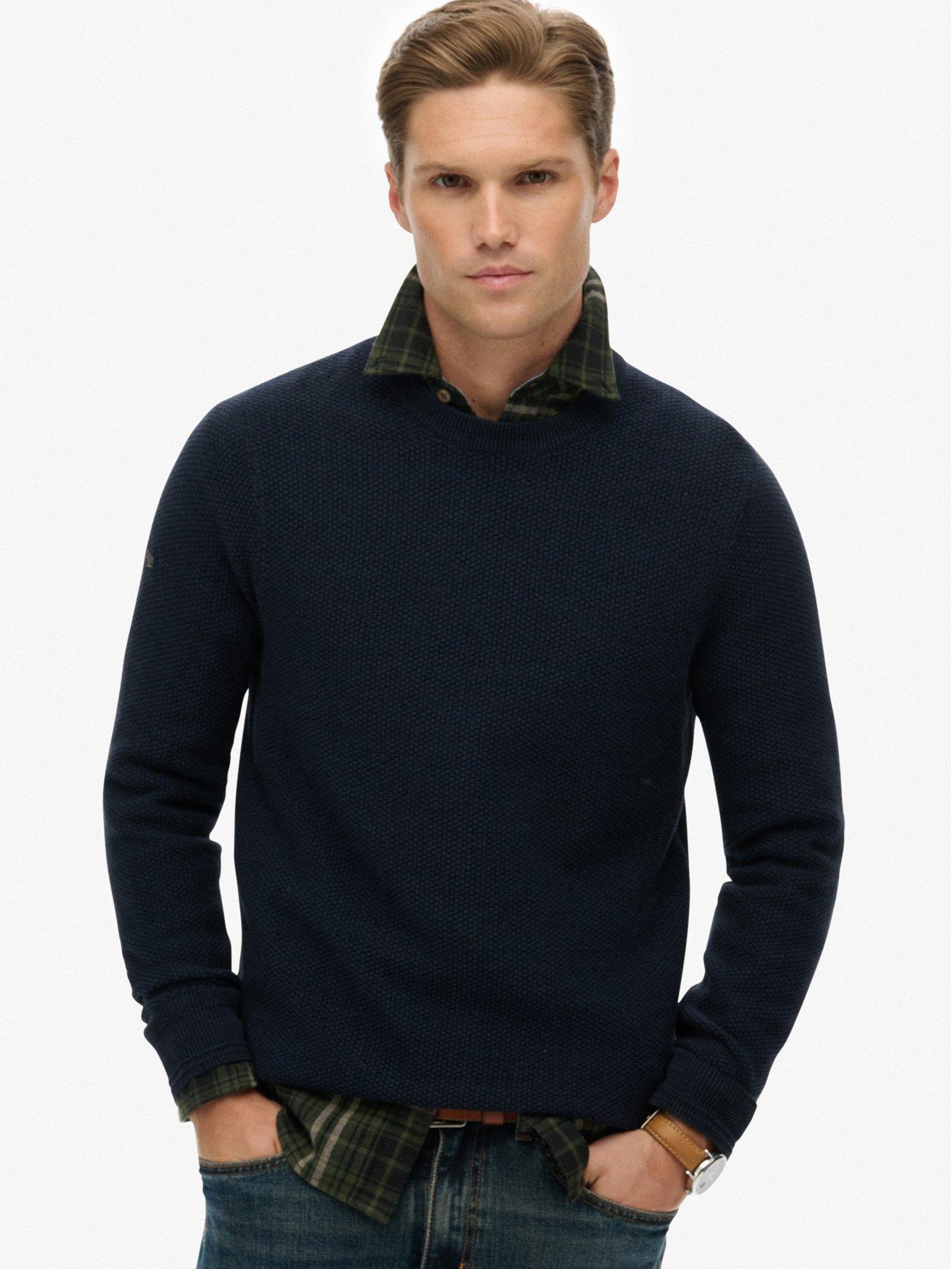Superdry Cotton Texture Knitted Jumper
