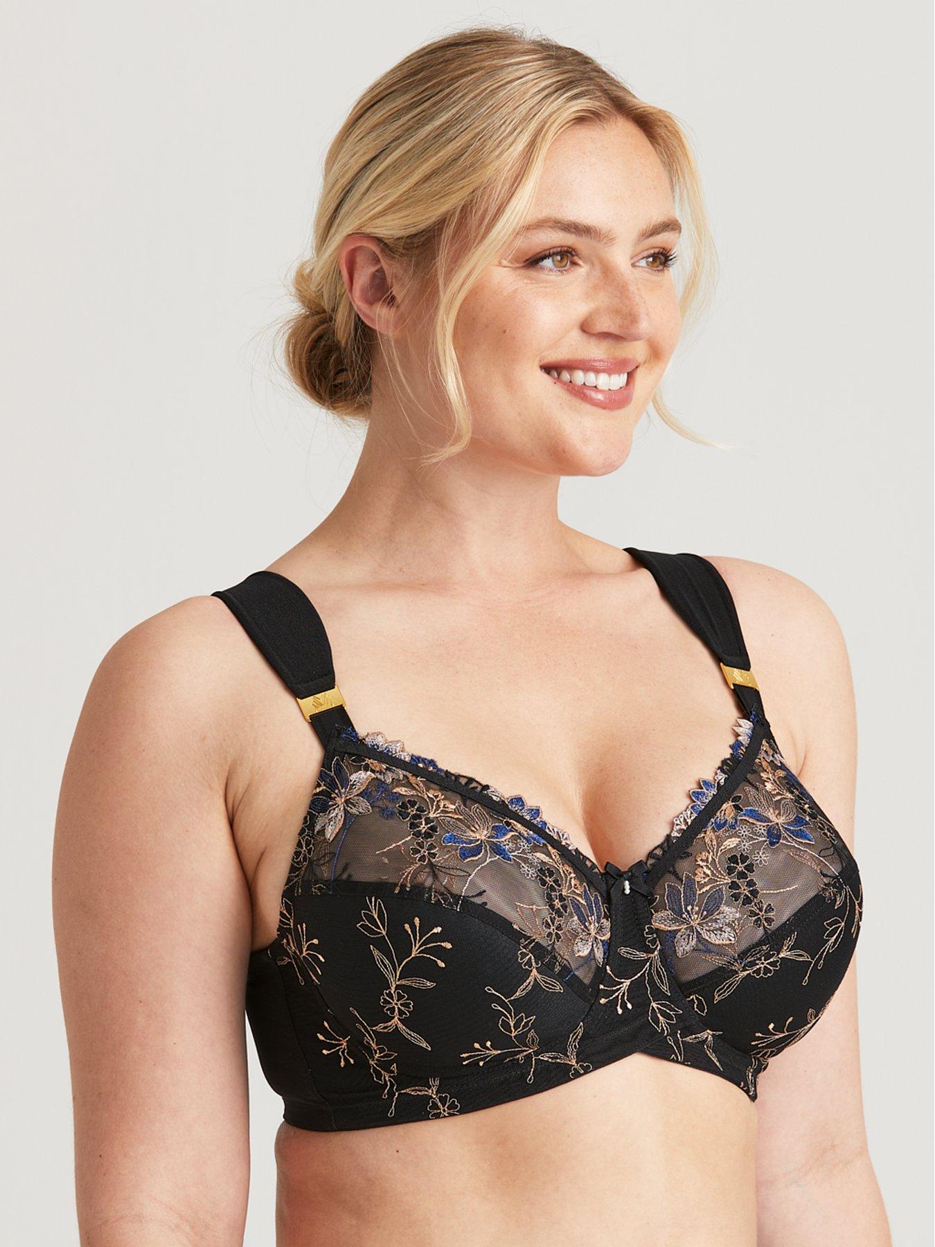 Image 4 of 6 of Miss Mary of Sweden Embroidered Dreams Bra - Black