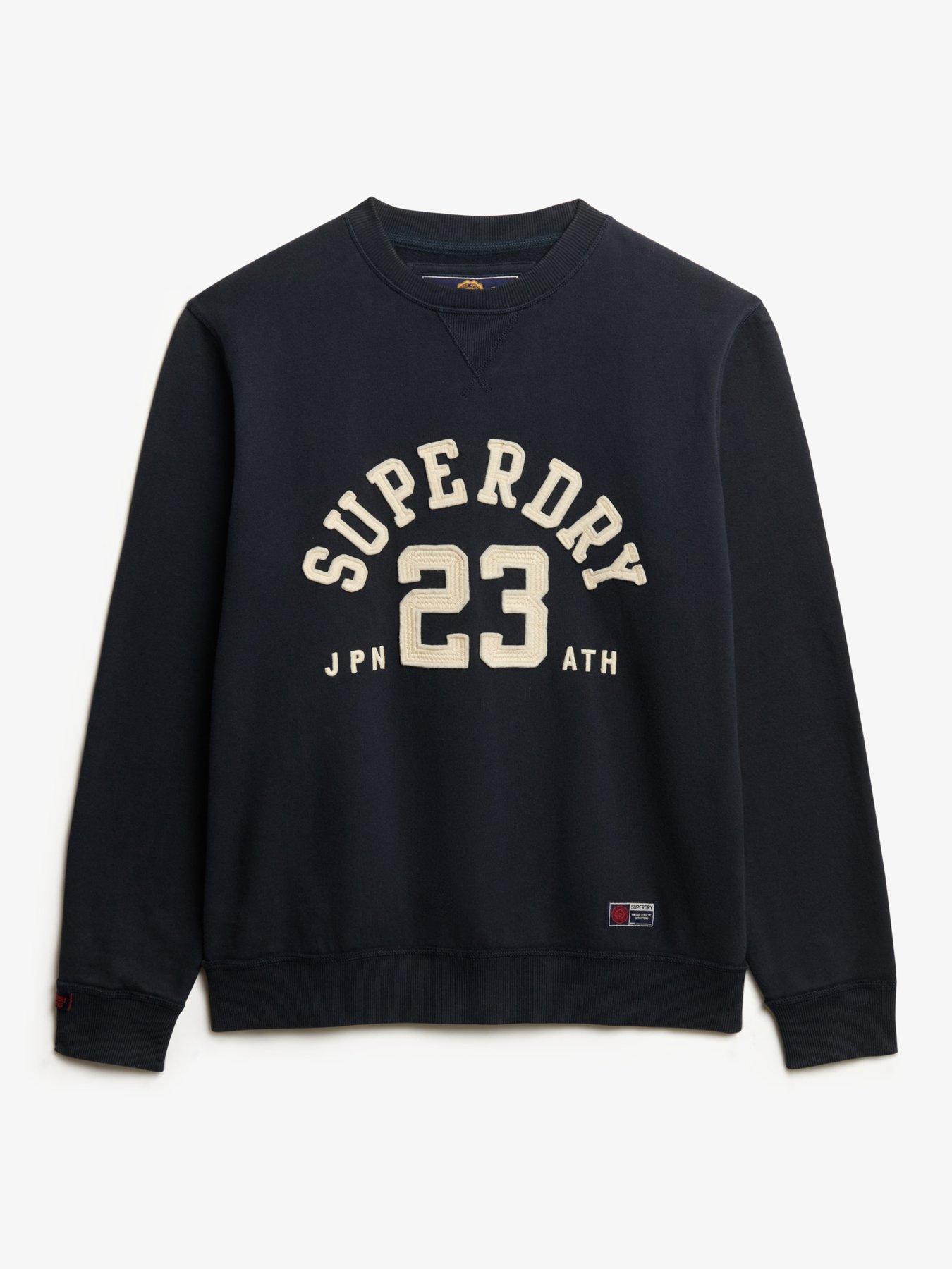 Image 3 of 3 of Superdry Vintage Athletic Crew Sweat - Navy