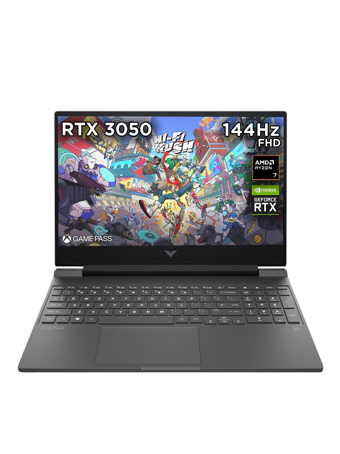Image 1 of 7 of HP VICTUS 15-fb3008na Gaming Laptop - GeForce RTX 3050 - AMD Ryzen 7 - 16GB RAM - 512GB - 15in