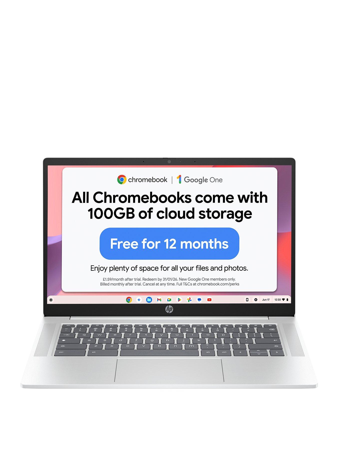 HP Chromebook 14 14a-nf0003na - 14 in - Intel® N100 - 8GB RAM - 128GB - Silver