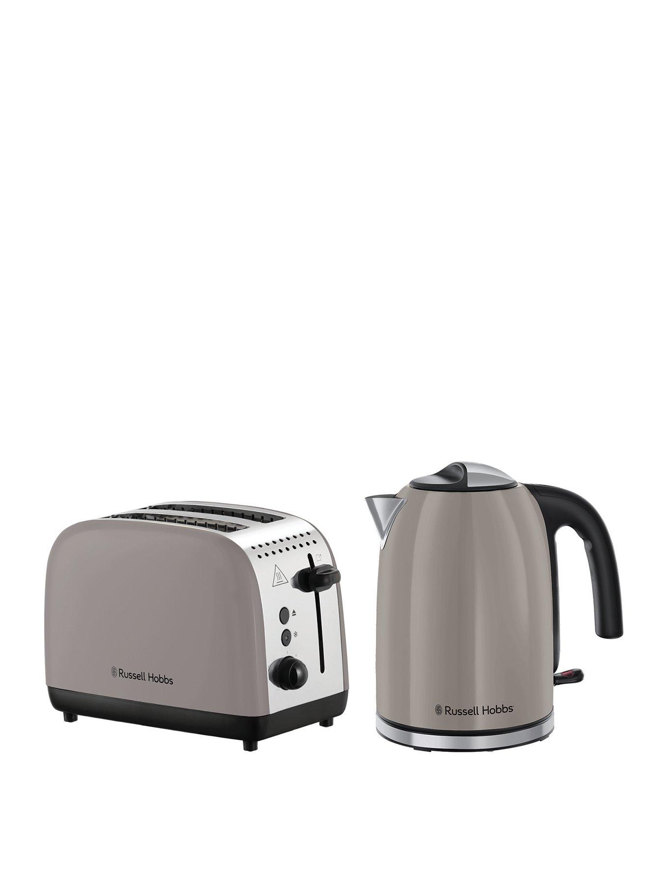 undefined Russell Hobbs Classic Mocha SS Kettle & Toaster Bundle
