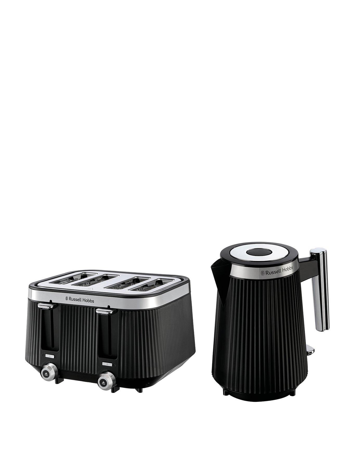 Russell Hobbs Russell Hobbs Bronte Kettle and Toaster Bundle - Black