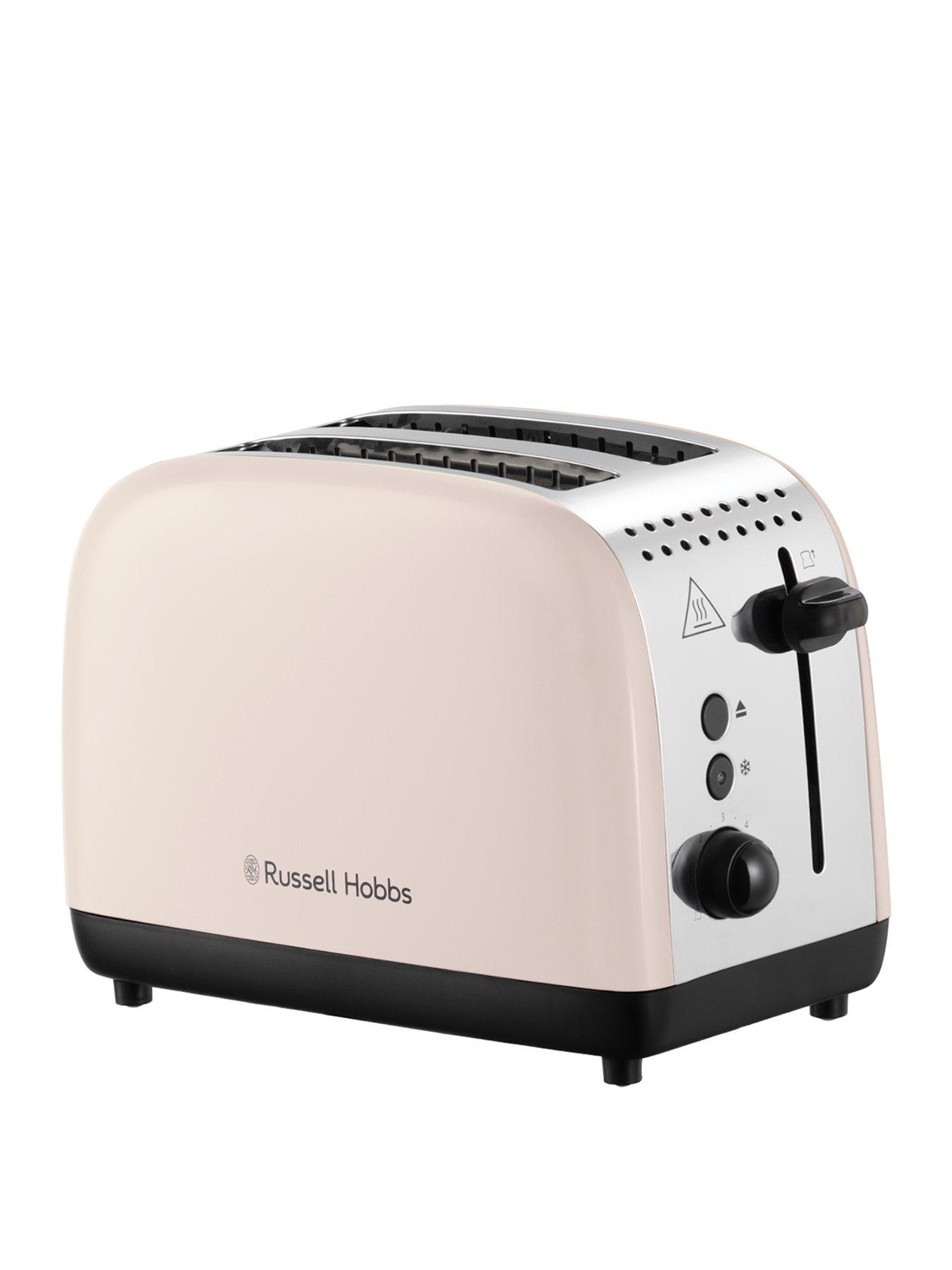 Image 1 of 7 of Russell Hobbs Classic Jasmine White 2 slice Toaster