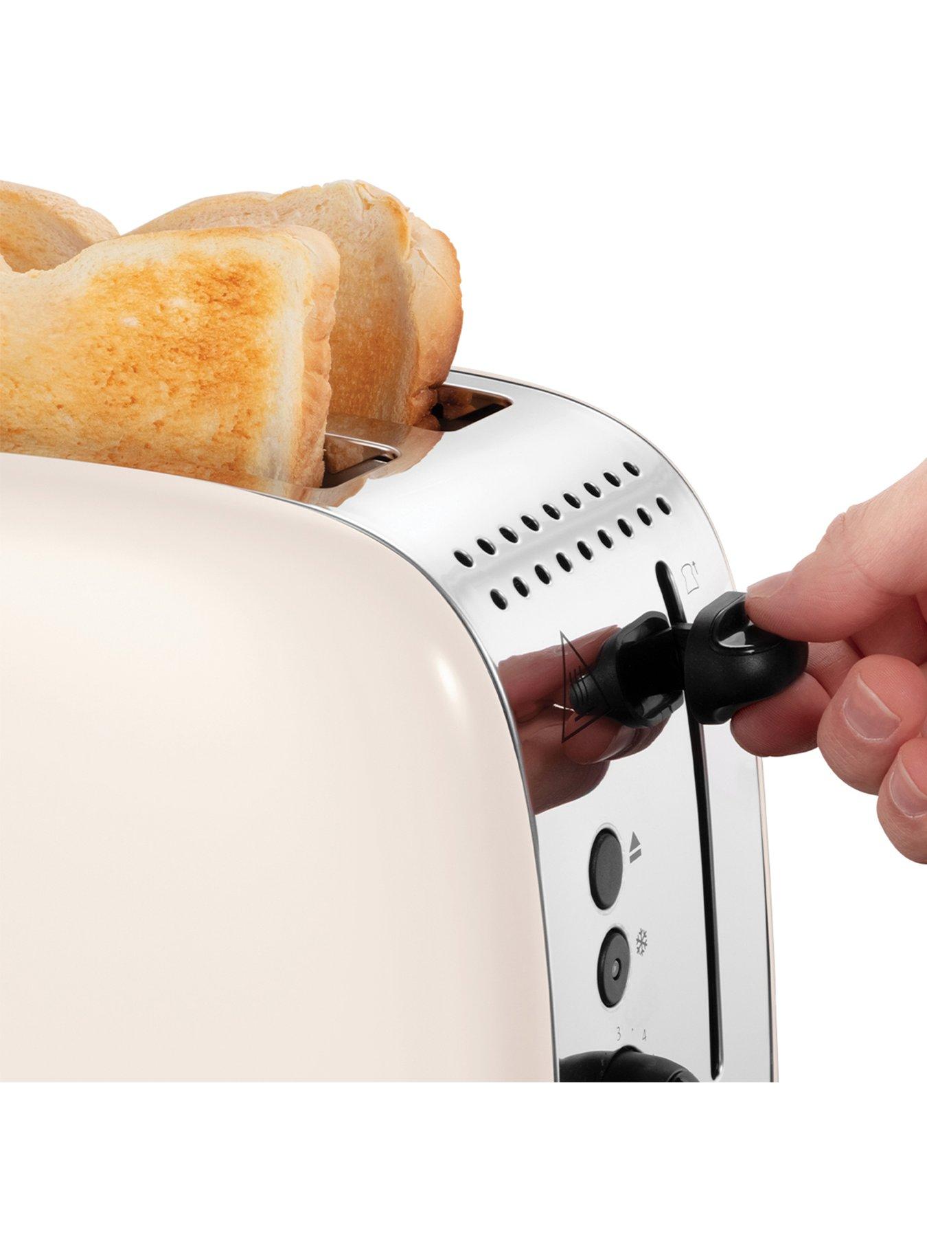 Image 2 of 7 of Russell Hobbs Classic Jasmine White 2 slice Toaster