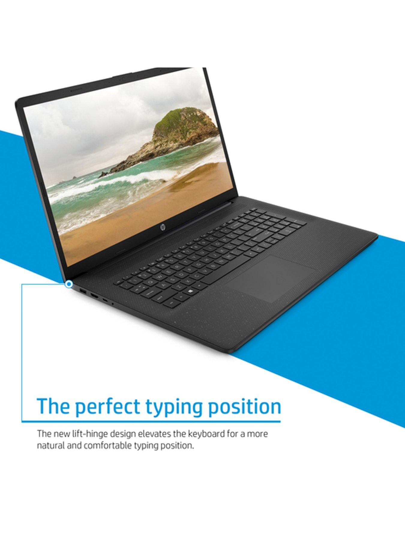 Image 4 of 7 of HP 17-cn3008na Laptop - 17.3 in - Intel&reg; N100 - 4GB RAM - 128GB - Black