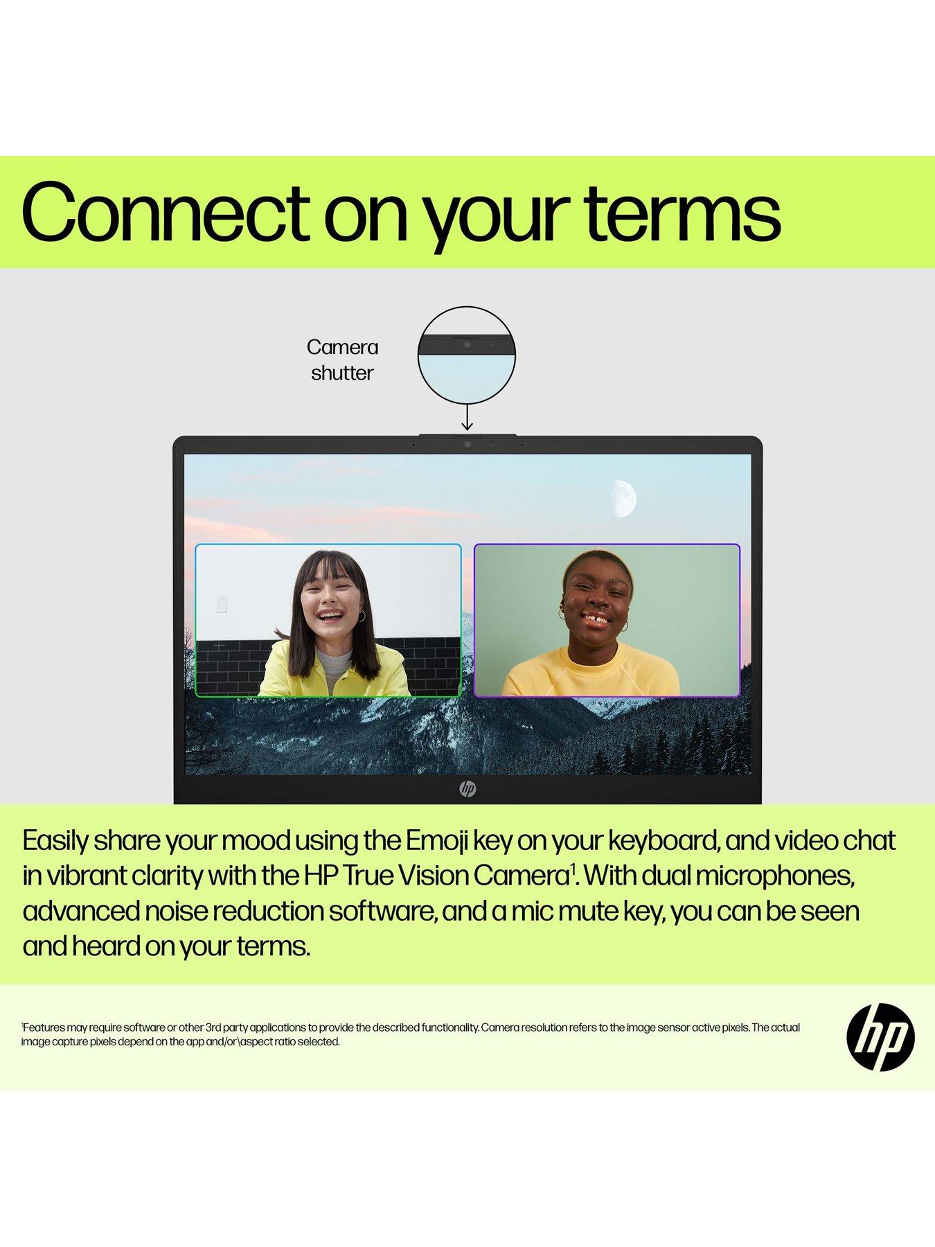 Image 3 of 8 of HP 15-fd0059na Laptop - 15.6 in - Intel Core i3 - 8GB RAM - 128GB &ndash; Black