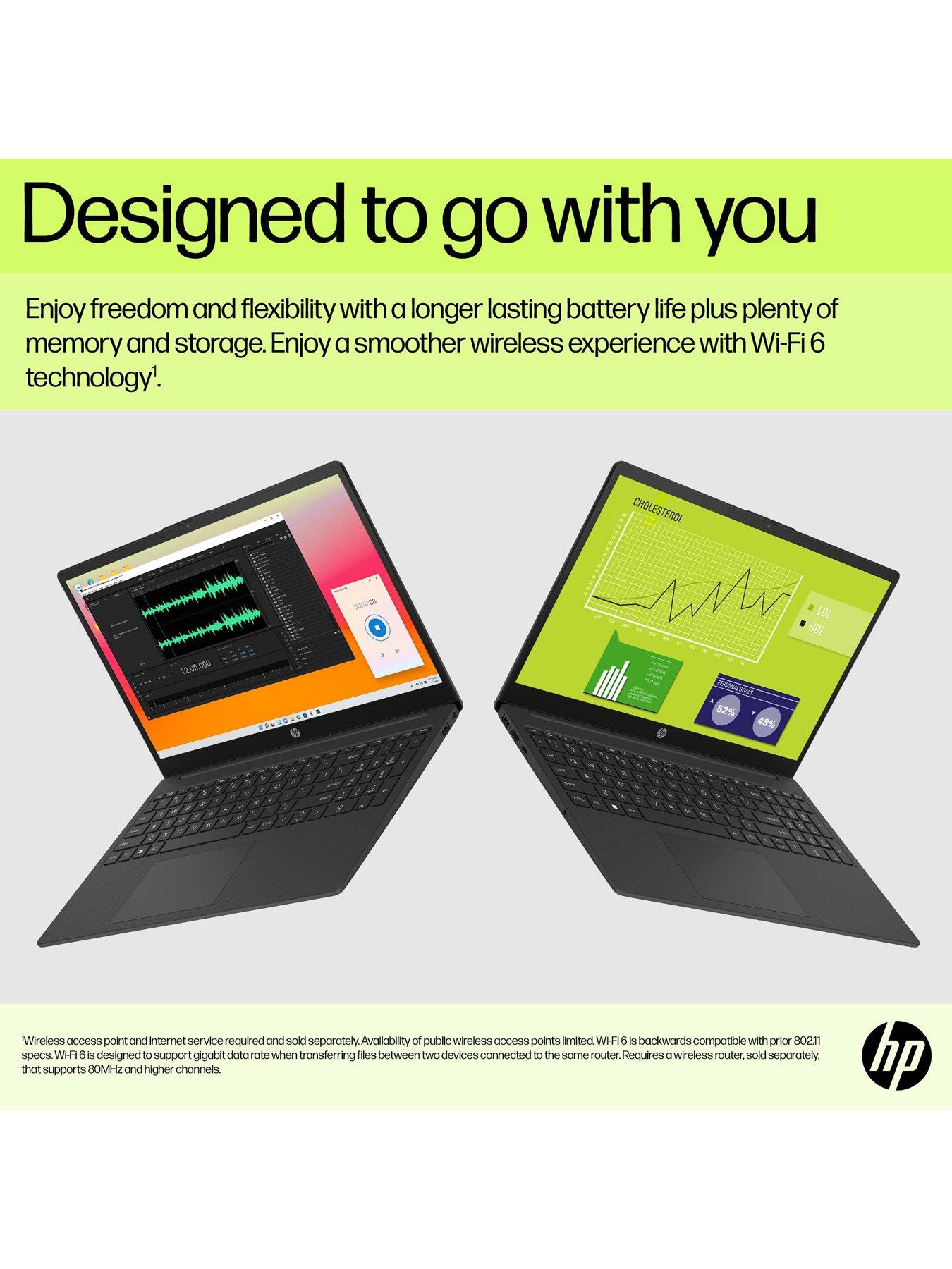 Image 4 of 8 of HP 15-fd0059na Laptop - 15.6 in - Intel Core i3 - 8GB RAM - 128GB &ndash; Black