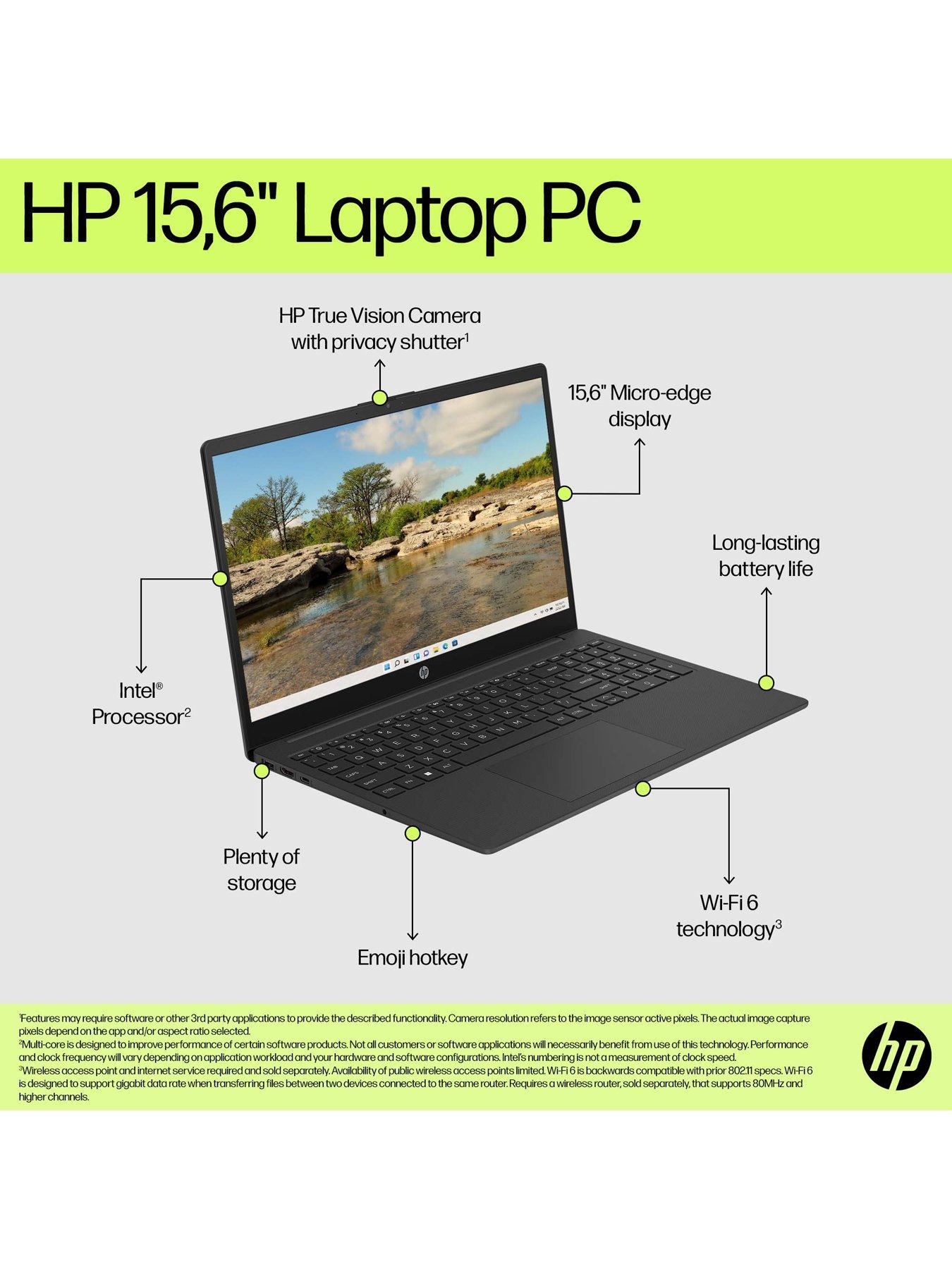 Image 5 of 8 of HP 15-fd0059na Laptop - 15.6 in - Intel Core i3 - 8GB RAM - 128GB &ndash; Black
