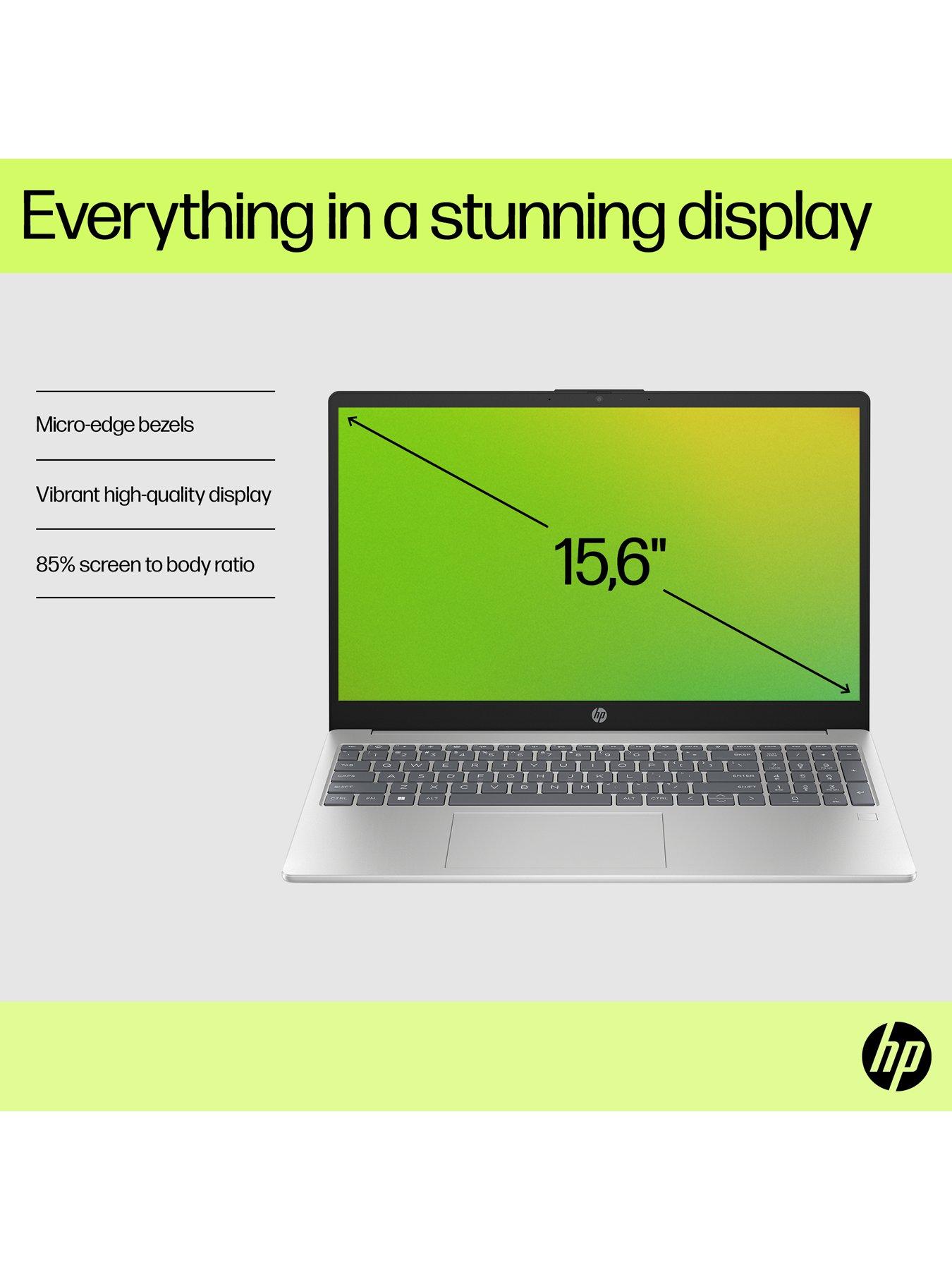 Image 4 of 7 of HP 15fd0073na Laptop - 15.6 in - Intel Core i3 - 8GB RAM - 512GB - Silver