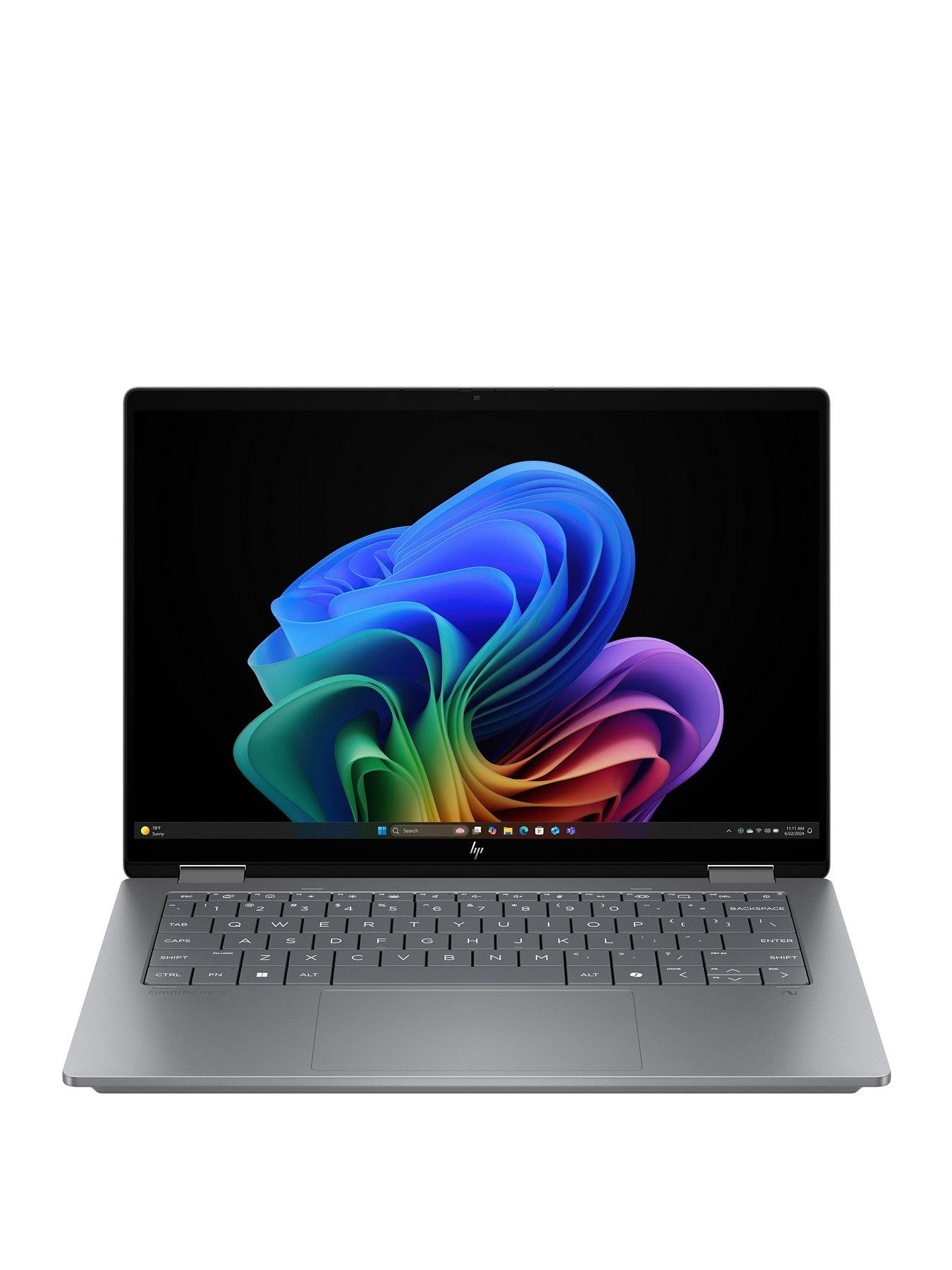 undefined OmniBook X Flip CoPilot+PC - AMD Ryzen AI 7 - 16GB RAM - 1TB  - 14 in  - Silver