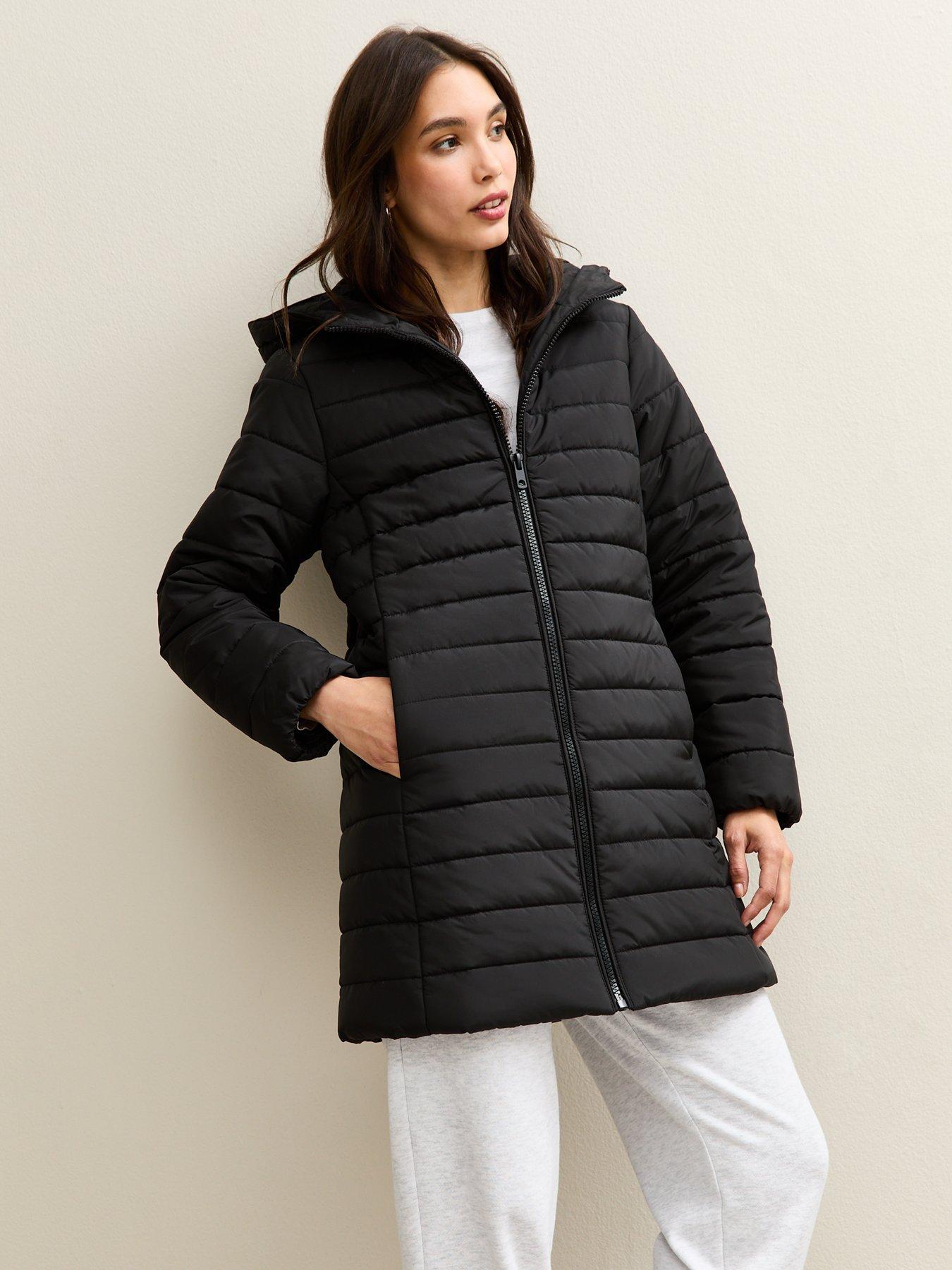 B Couture Womens Longline Puffer Gilet Women's New Look Coats