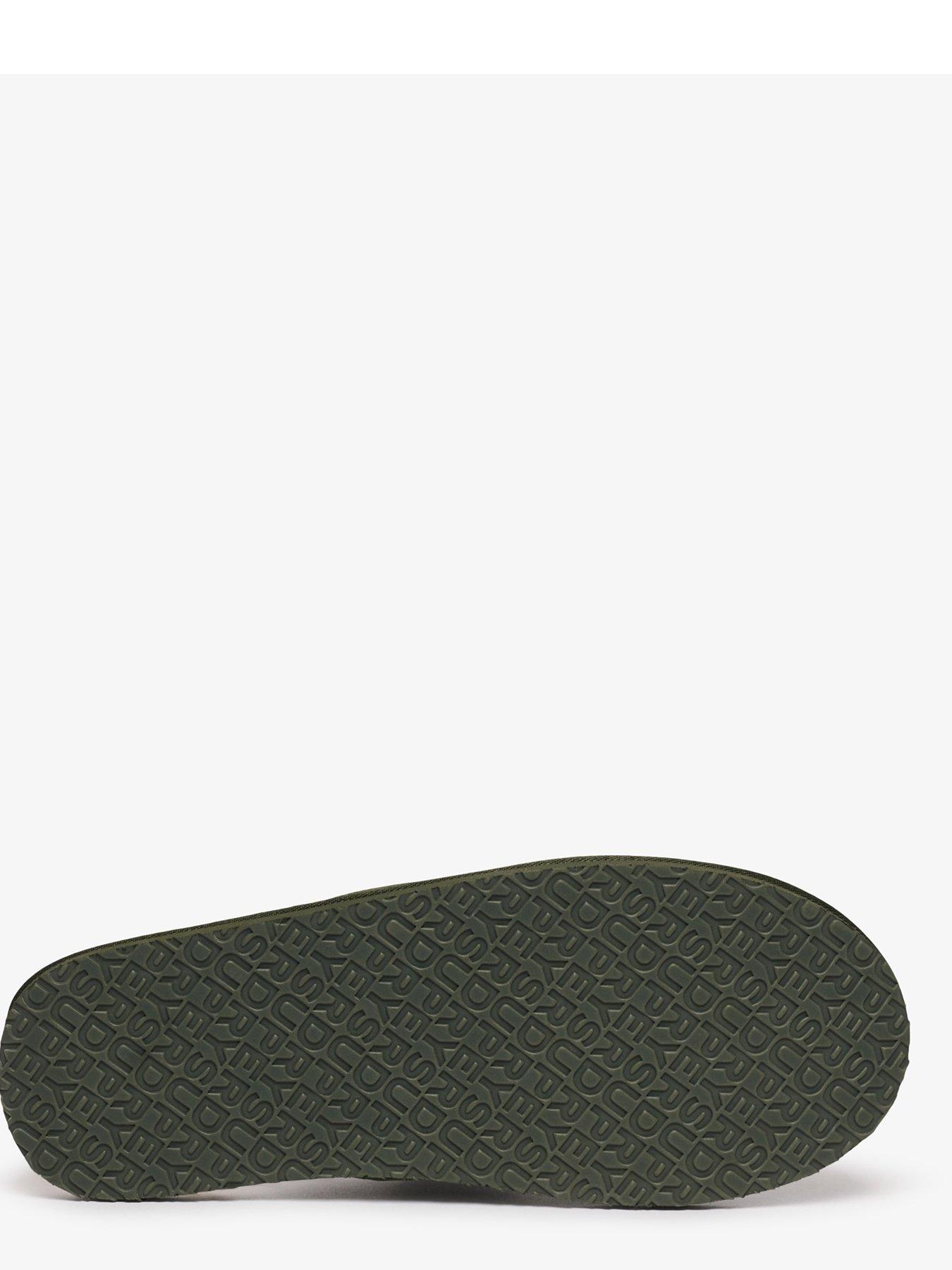 Image 5 of 7 of Superdry Faux Suede Mule Slipper - Green
