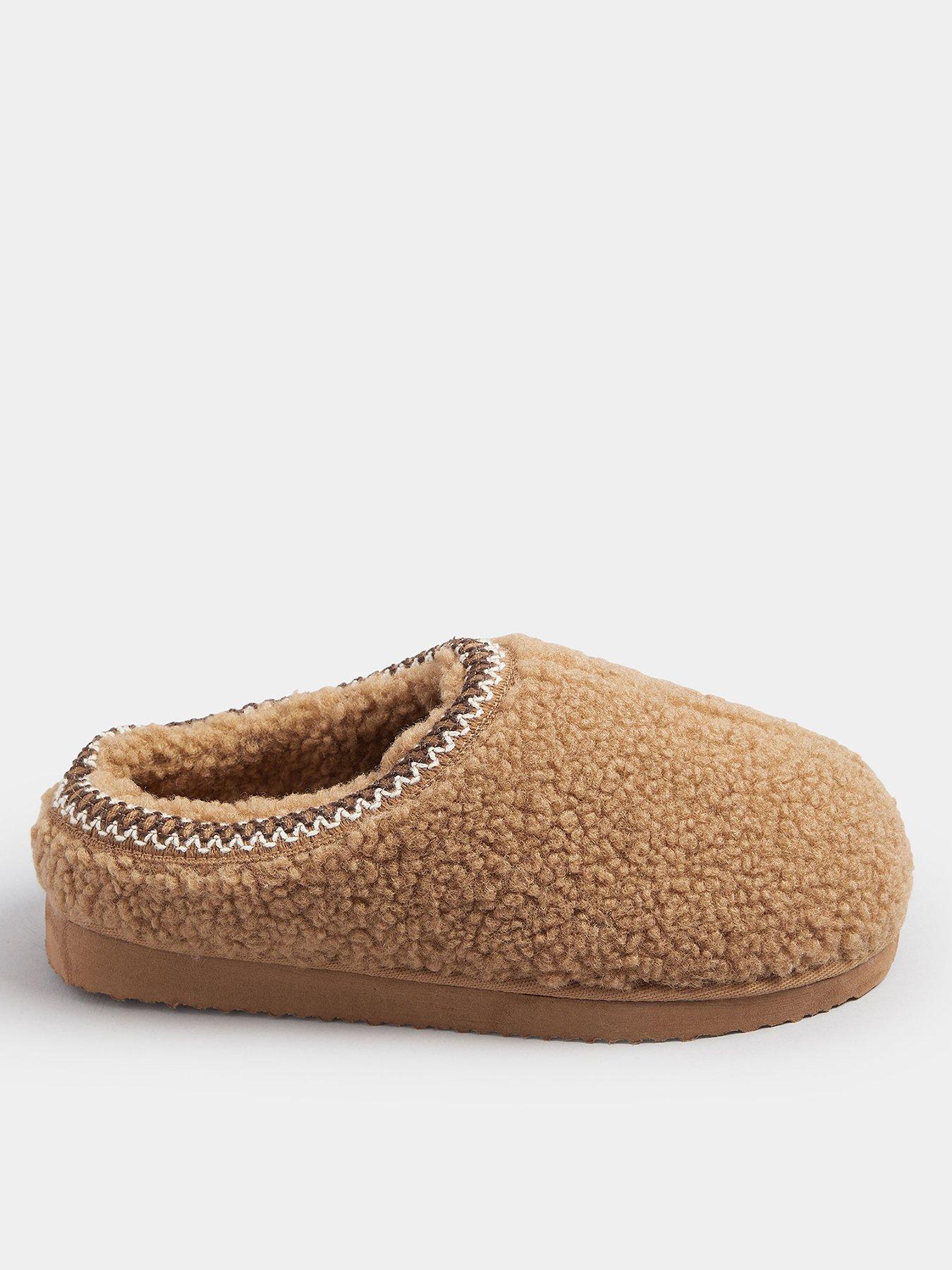 undefined Curve Borg Mule Slipper - Brown
